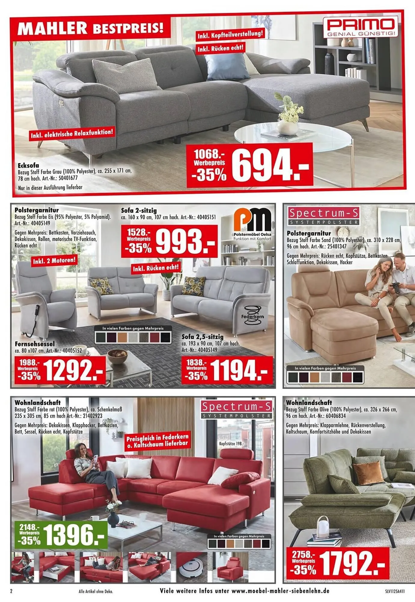 Möbel Mahler Katalog von 10. Dezember bis 30. Dezember 2025 - Prospekt seite 2