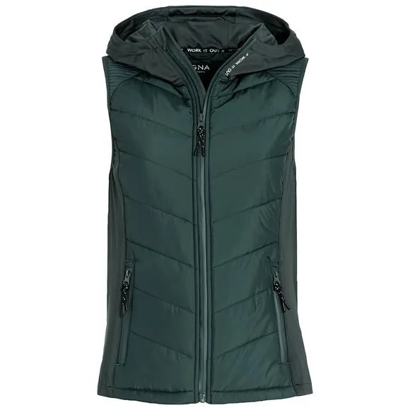Damen Sport-Weste mit Kapuze