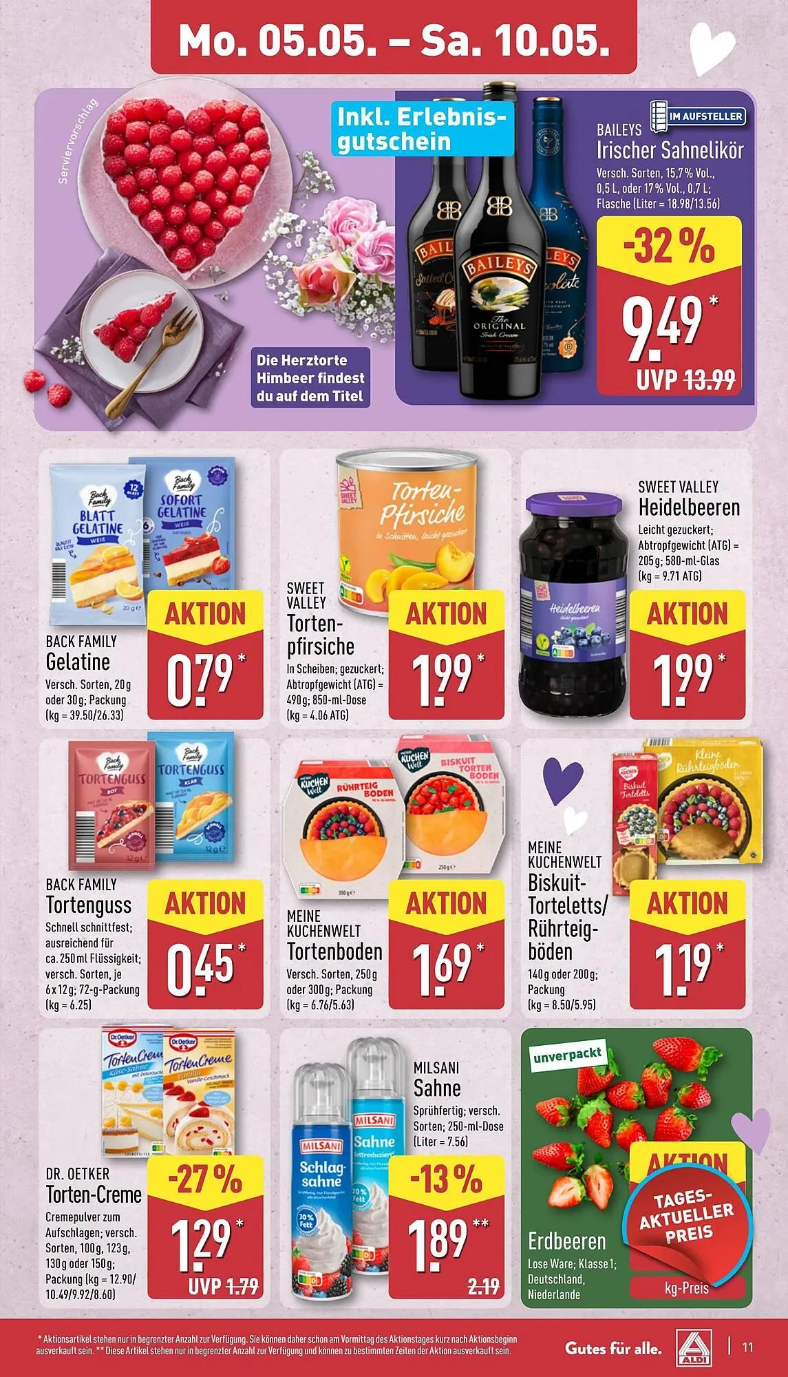Aldi Nord Prospekt von 5. Mai bis 11. Mai 2025 - Prospekt seite 11