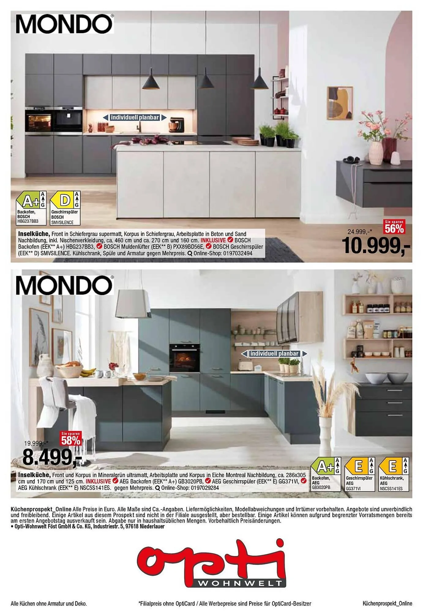 Opti Wohnwelt Prospekt von 16. September bis 30. November 2025 - Prospekt seite 48