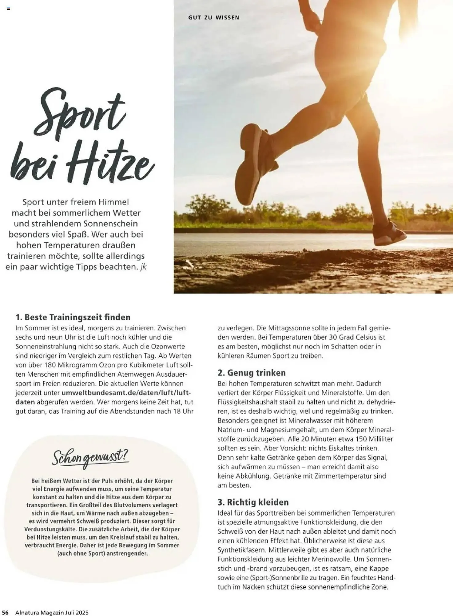 Alnatura Prospekt von 1. Juli bis 31. Juli 2025 - Prospekt seite 56