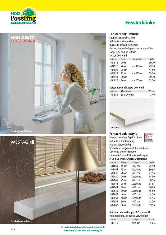 Holz-& Baukatalog 2024/25 von 27. März bis 31. Januar 2025 - Prospekt seite 130