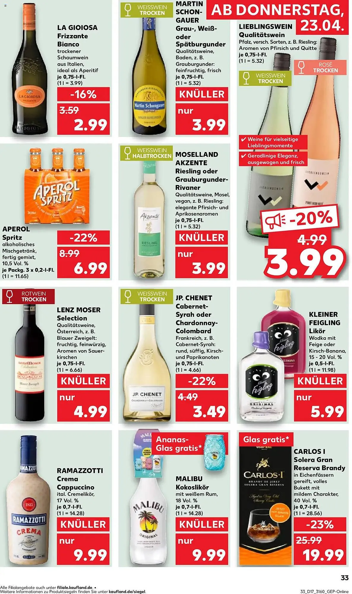 Kaufland Prospekt von 23. April bis 29. April 2026 - Prospekt seite 33