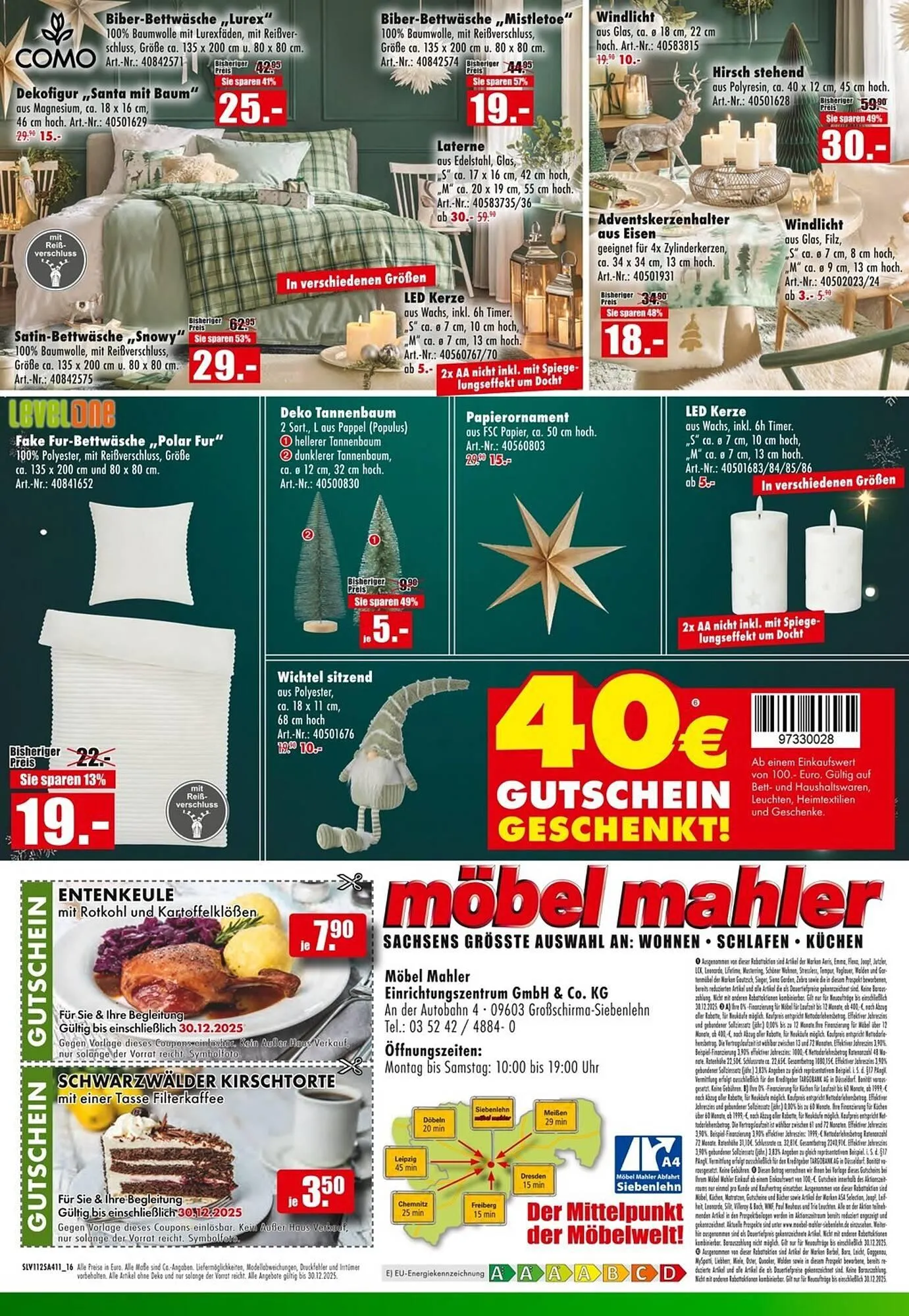 Möbel Mahler Katalog von 10. Dezember bis 30. Dezember 2025 - Prospekt seite 16