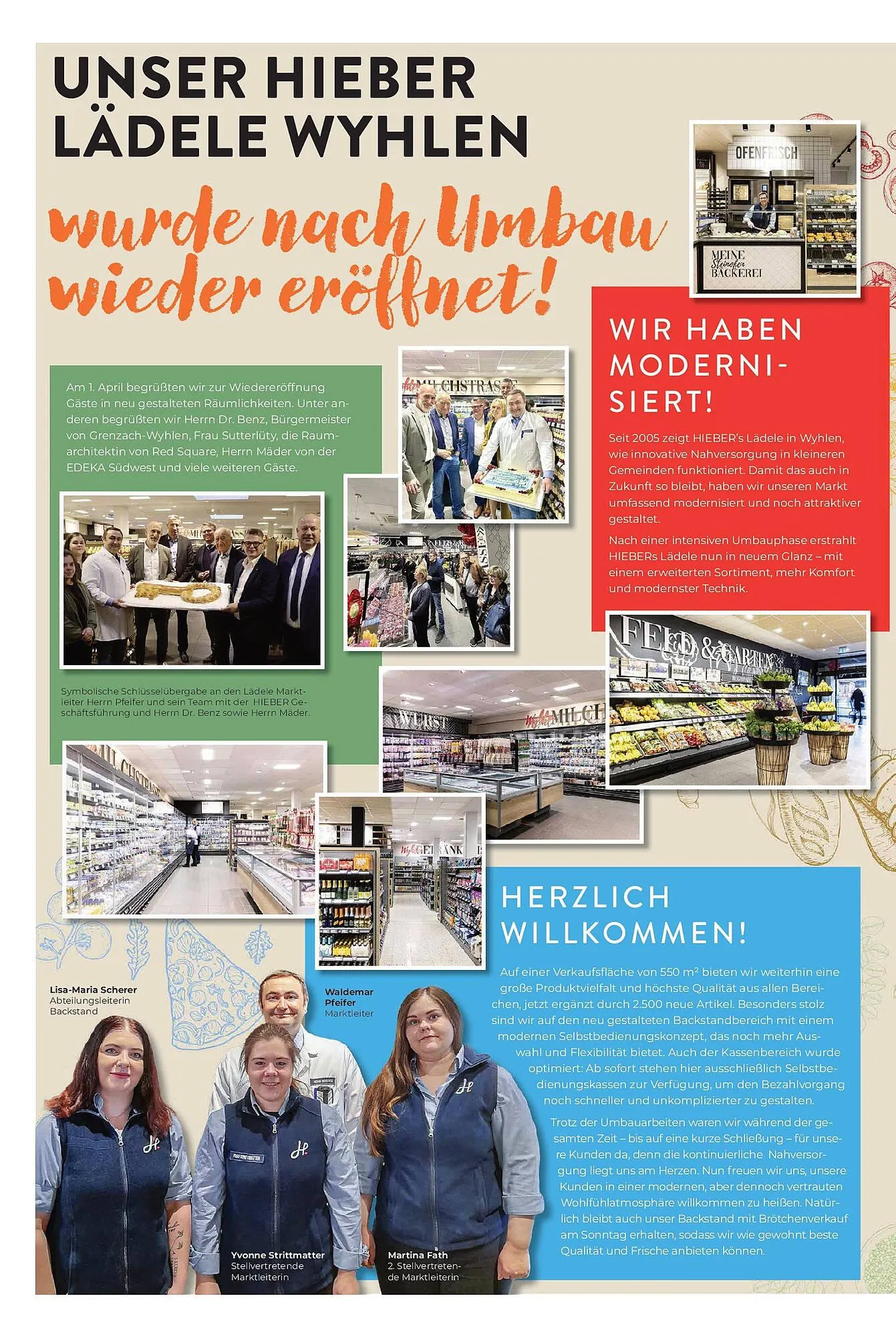 Hieber's Frische Center Prospekt von 20. April bis 26. April 2025 - Prospekt seite 9