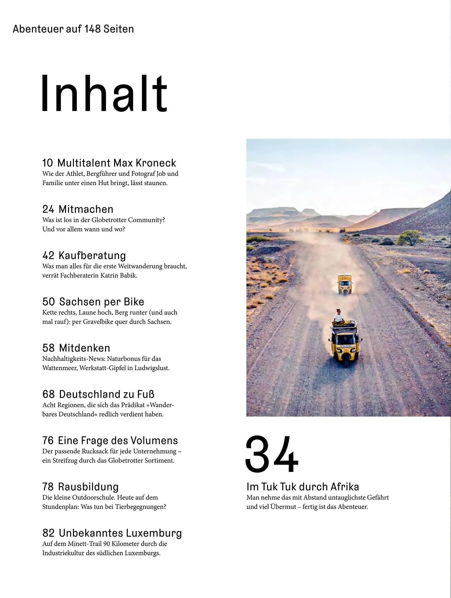 Globetrotter Prospekt von 2. April bis 1. September 2025 - Prospekt seite 6