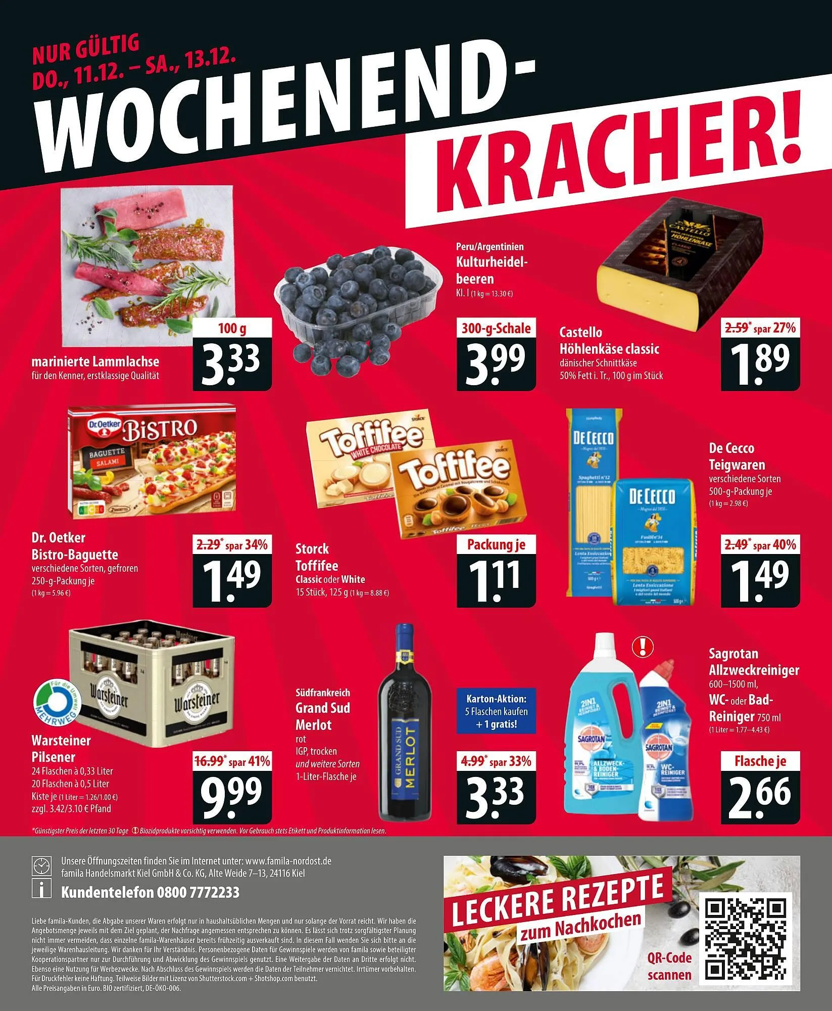 Famila Nord Ost Prospekt von 8. Dezember bis 13. Dezember 2025 - Prospekt seite 28