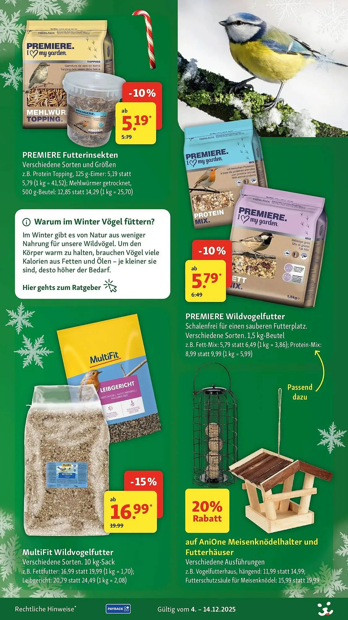 Fressnapf Prospekt von 3. Dezember bis 10. Dezember 2025 - Prospekt seite 17