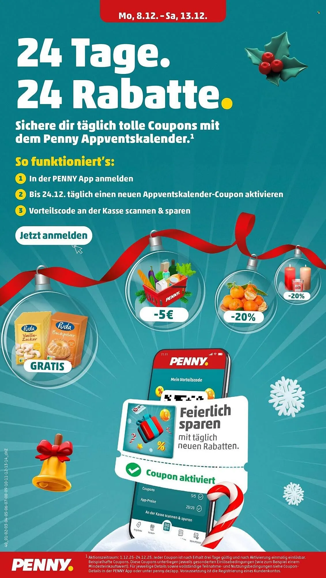 PENNY Prospekt von 8. Dezember bis 13. Dezember 2025 - Prospekt seite 18