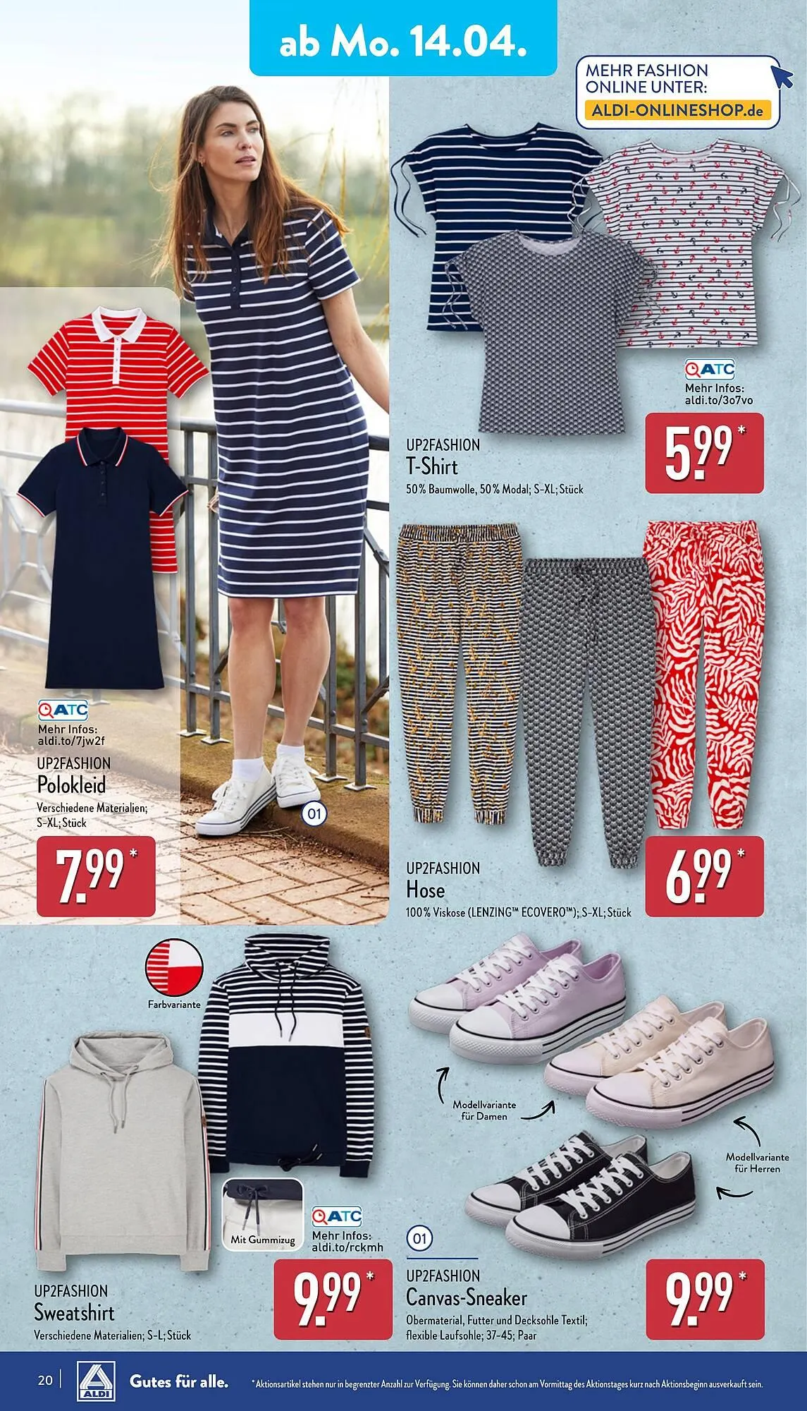 Aldi Nord Prospekt von 14. April bis 19. April 2025 - Prospekt seite 20