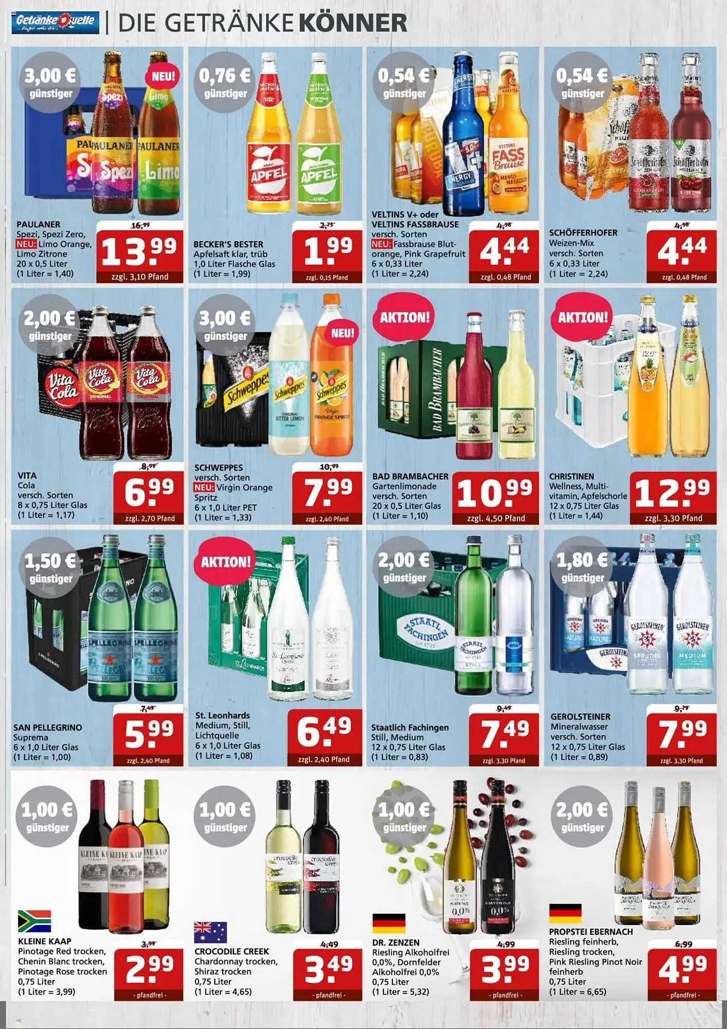 Getränke Quelle Prospekt von 14. April bis 26. April 2025 - Prospekt seite 5