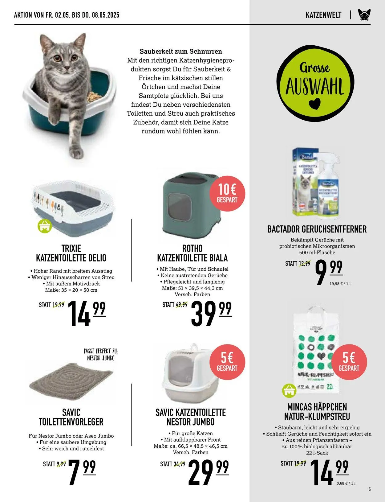 Kölle Zoo Aktueller Prospekt von 30. April bis 14. Mai 2025 - Prospekt seite 5