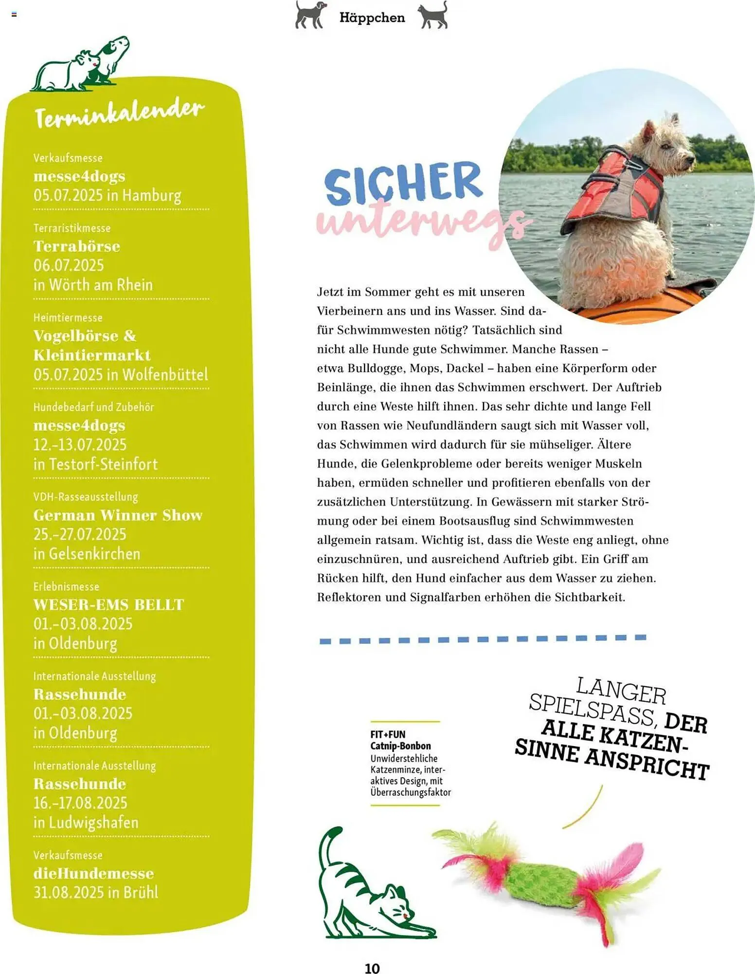 Fressnapf Prospekt von 1. Juli bis 31. August 2025 - Prospekt seite 10