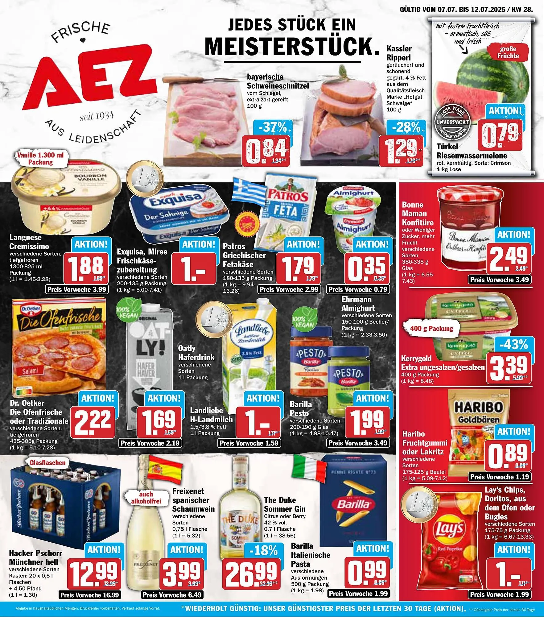 AEZ Prospekt von 7. Juli bis 12. Juli 2025 - Prospekt seite 1