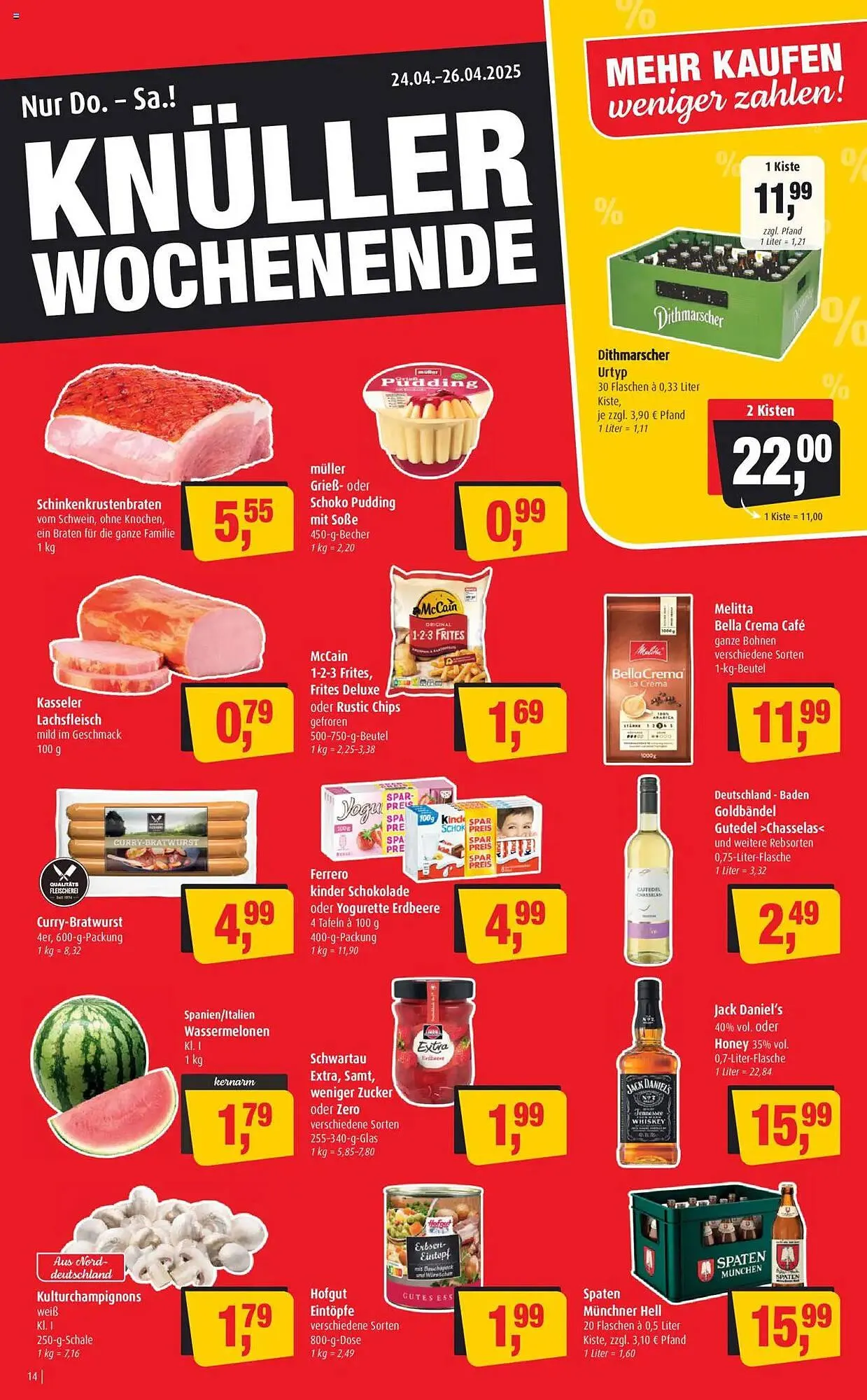 Markant Prospekt von 22. April bis 26. April 2025 - Prospekt seite 14