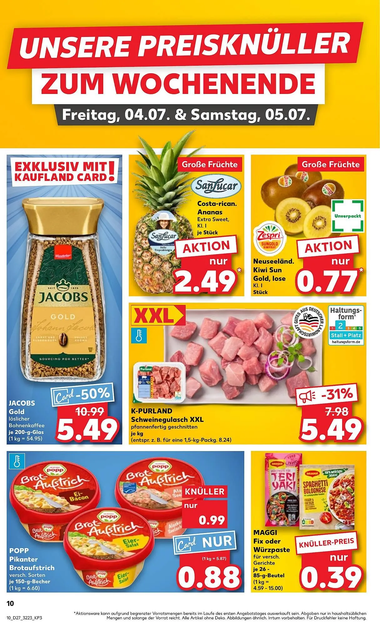 Kaufland Prospekt von 3. Juli bis 9. Juli 2025 - Prospekt seite 10