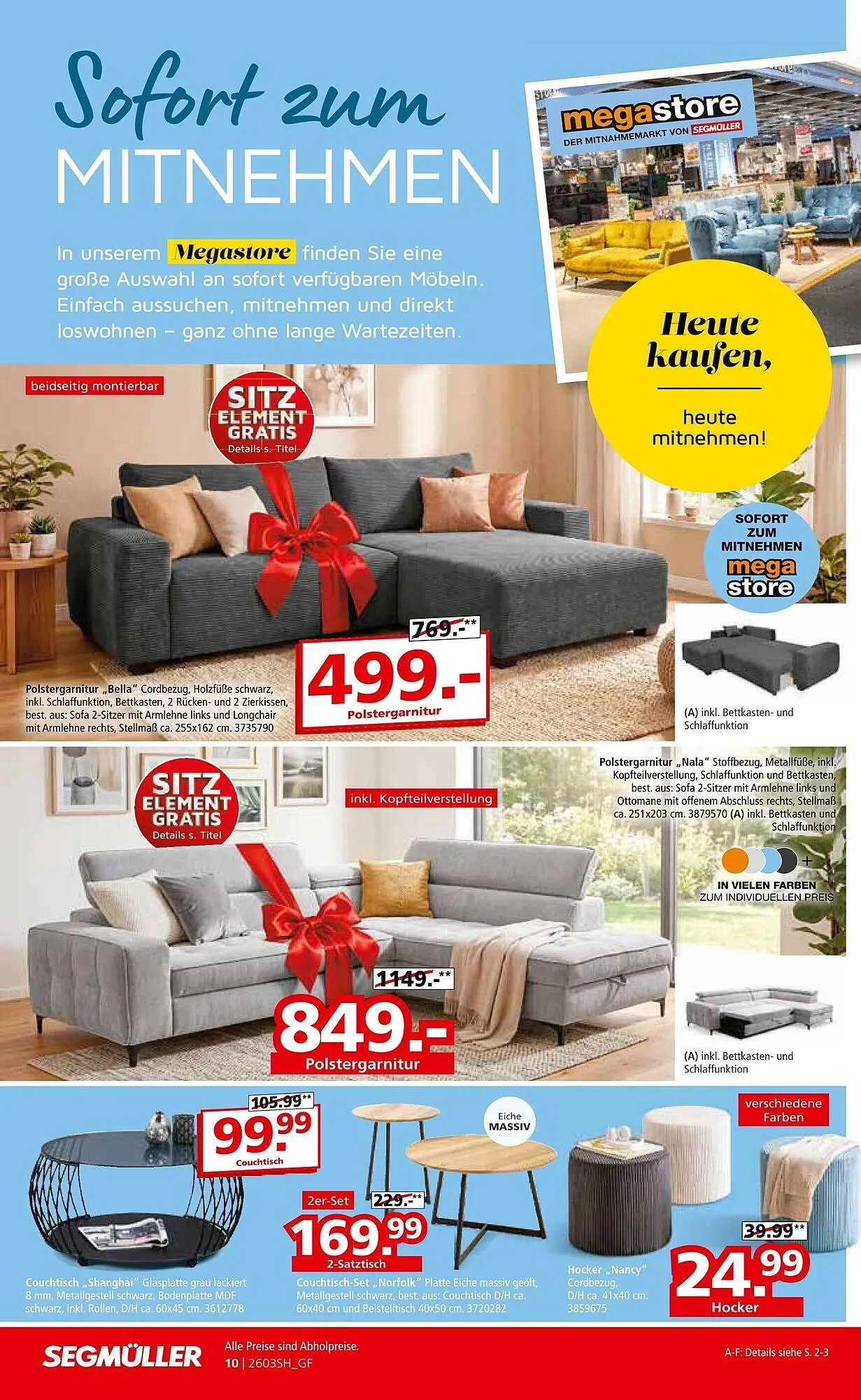 Segmüller Prospekt von 14. März bis 28. März 2026 - Prospekt seite 14