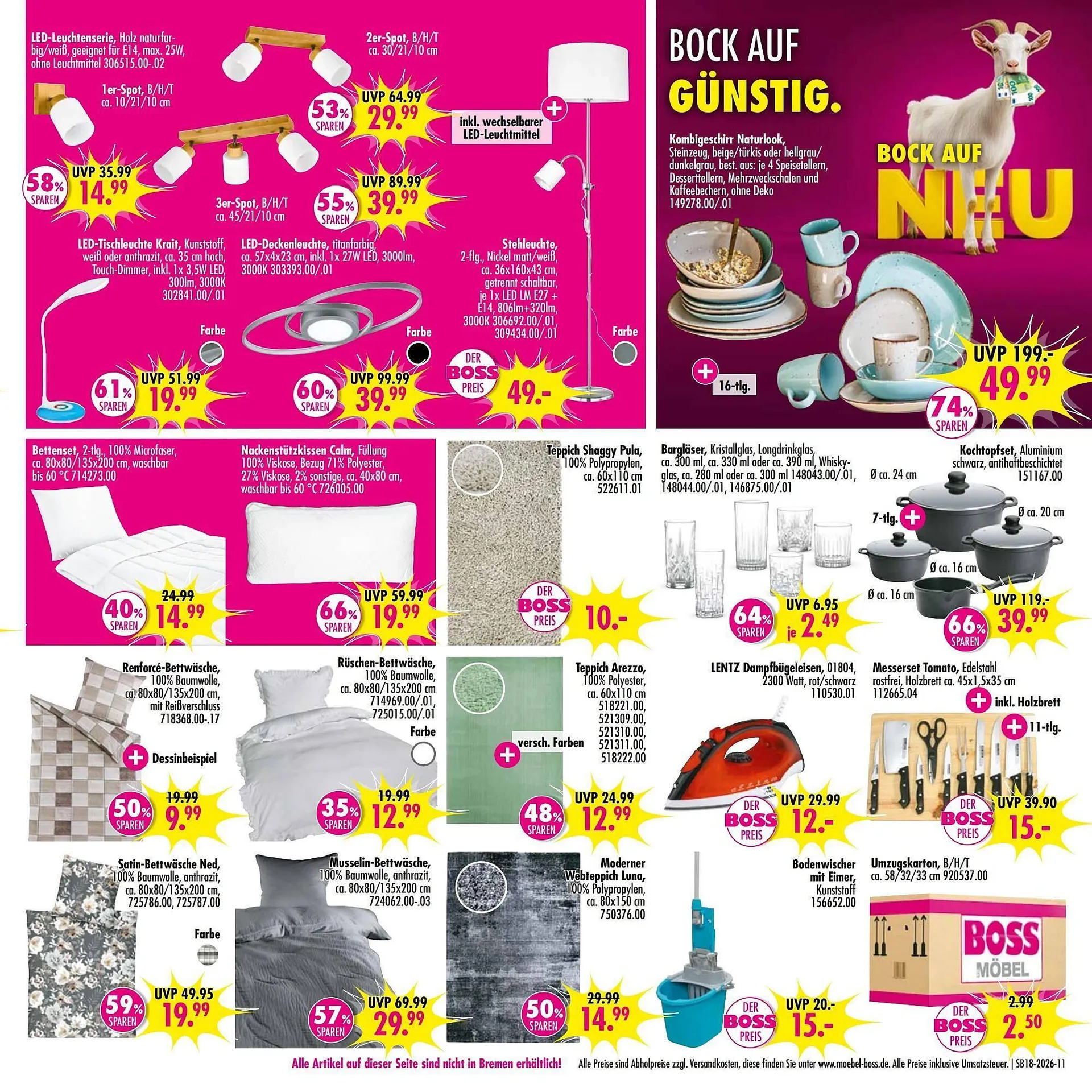 Möbel Boss Prospekt von 25. April bis 1. Mai 2026 - Prospekt seite 11
