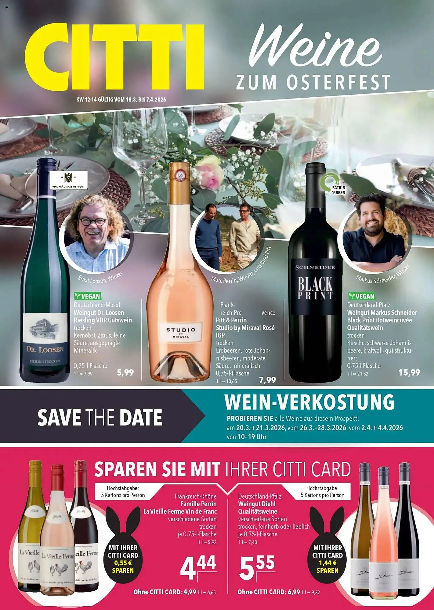 CITTI Markt Prospekt von 18. März bis 7. April 2026 - Prospekt seite 1