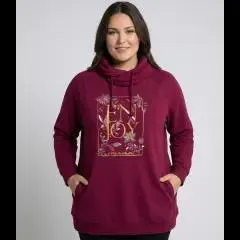 Sweatshirt mit Schalkragen