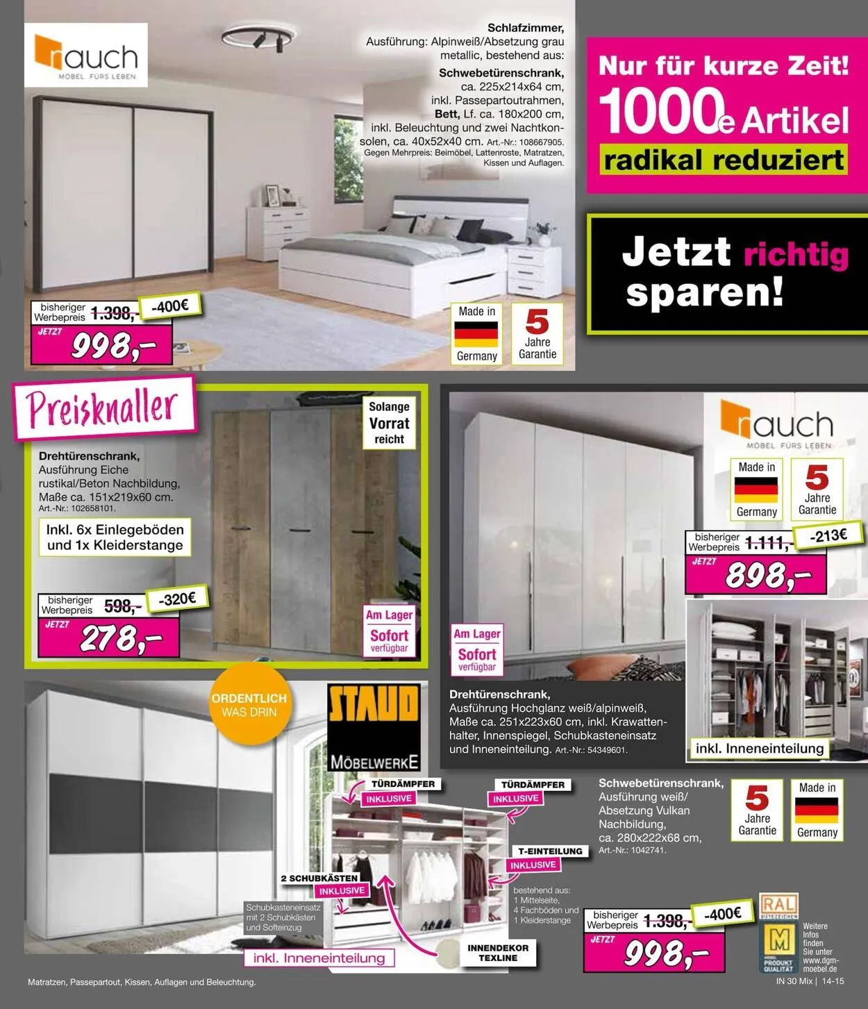 Möbel Inhofer Aktueller Prospekt von 26. Januar bis 9. Februar 2026 - Prospekt seite 15