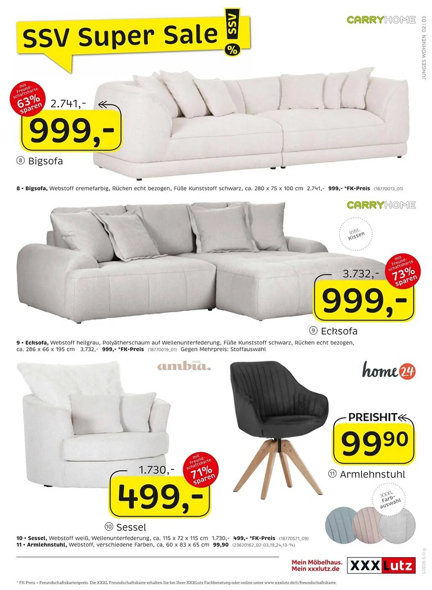 XXXLutz Prospekt von 7. Juli bis 20. Juli 2025 - Prospekt seite 3