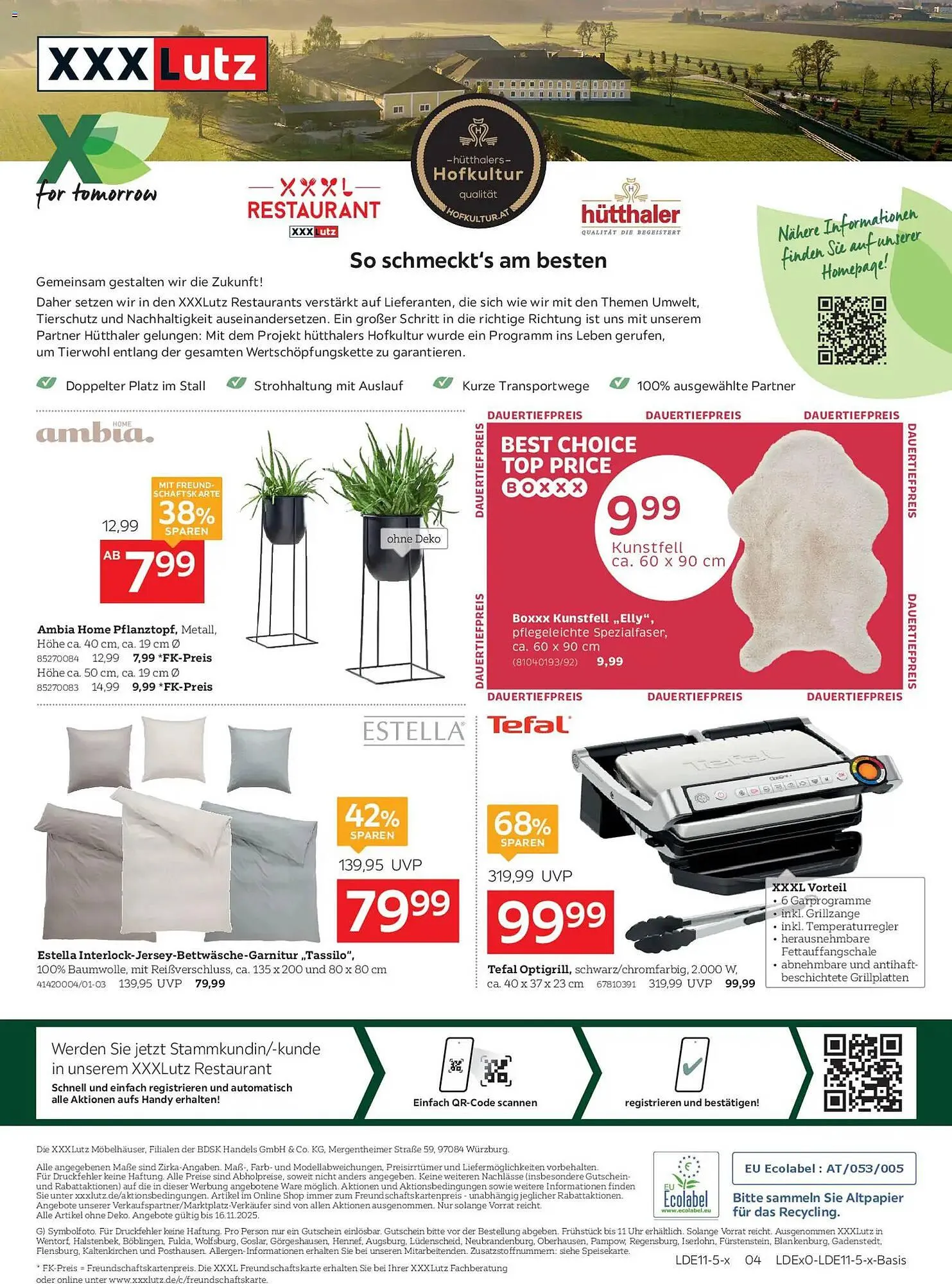 XXXLutz Prospekt von 26. Oktober bis 16. November 2025 - Prospekt seite 12