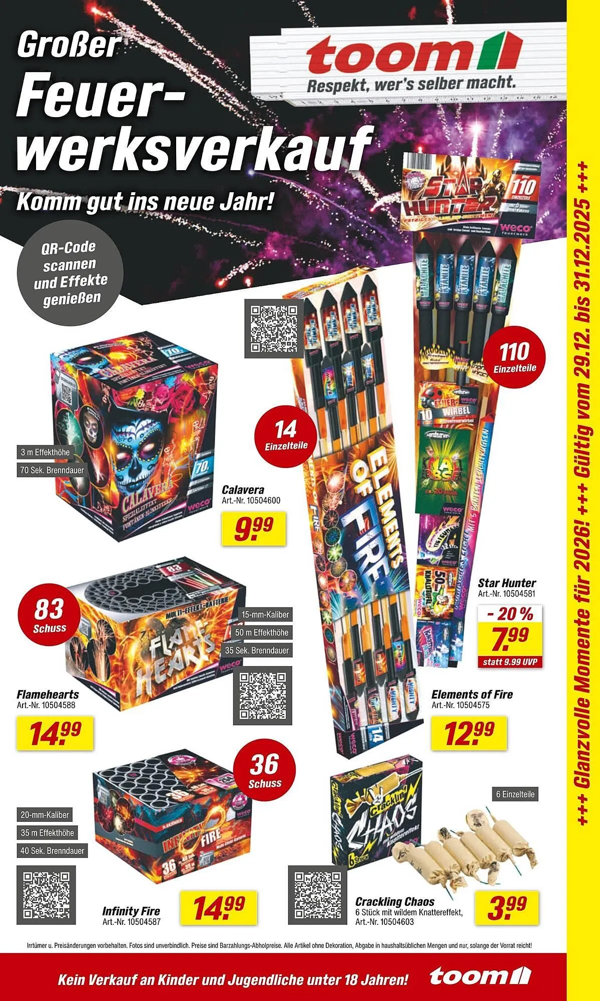 Toom Baumarkt Prospekt von 29. Dezember bis 31. Dezember 2025 - Prospekt seite 1