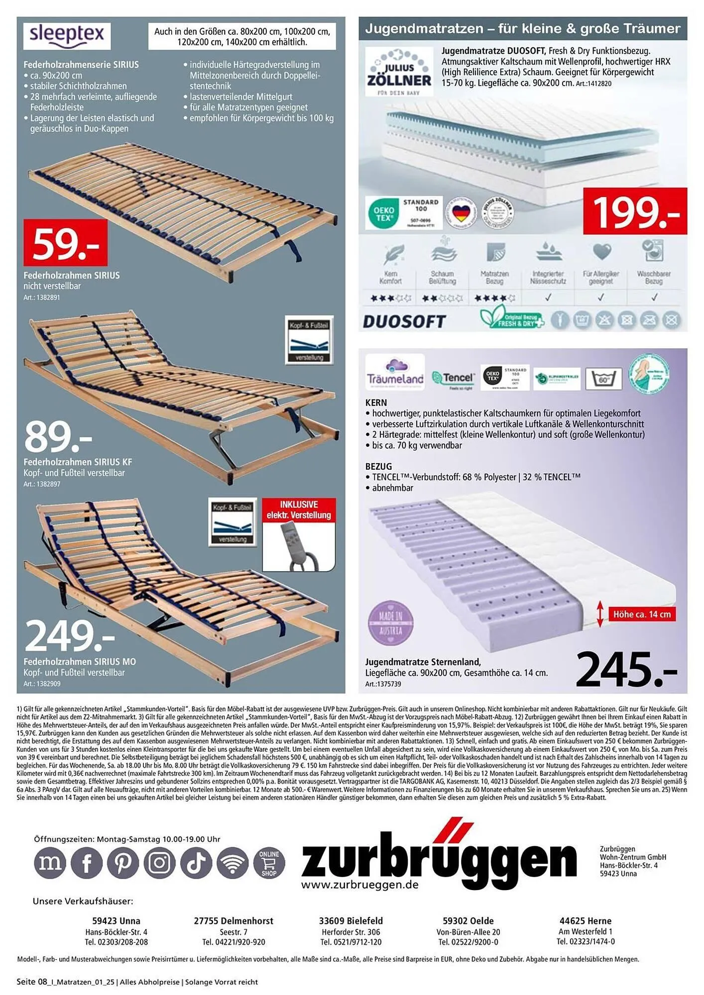 Zurbrüggen Prospekt von 29. Mai bis 4. Juni 2025 - Prospekt seite 8