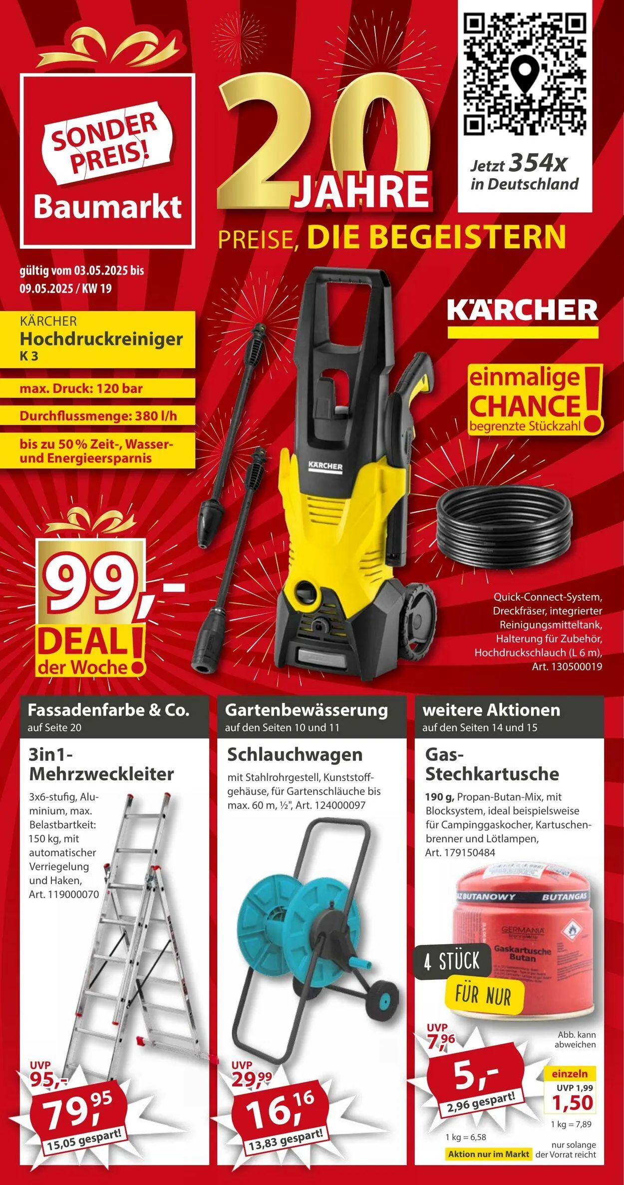 Sonderpreis Baumarkt Aktueller Prospekt von 26. April bis 10. Mai 2025 - Prospekt seite 1