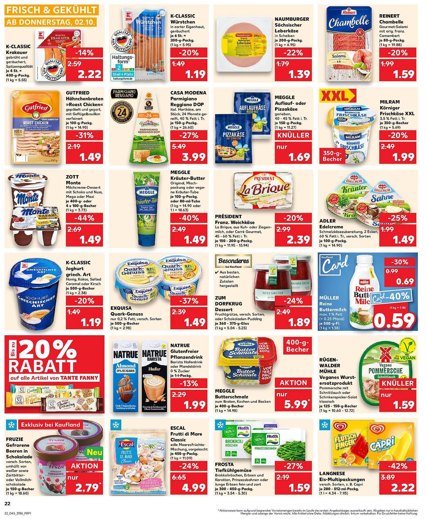 Kaufland Prospekt von 5. Oktober bis 8. Oktober 2025 - Prospekt seite 22