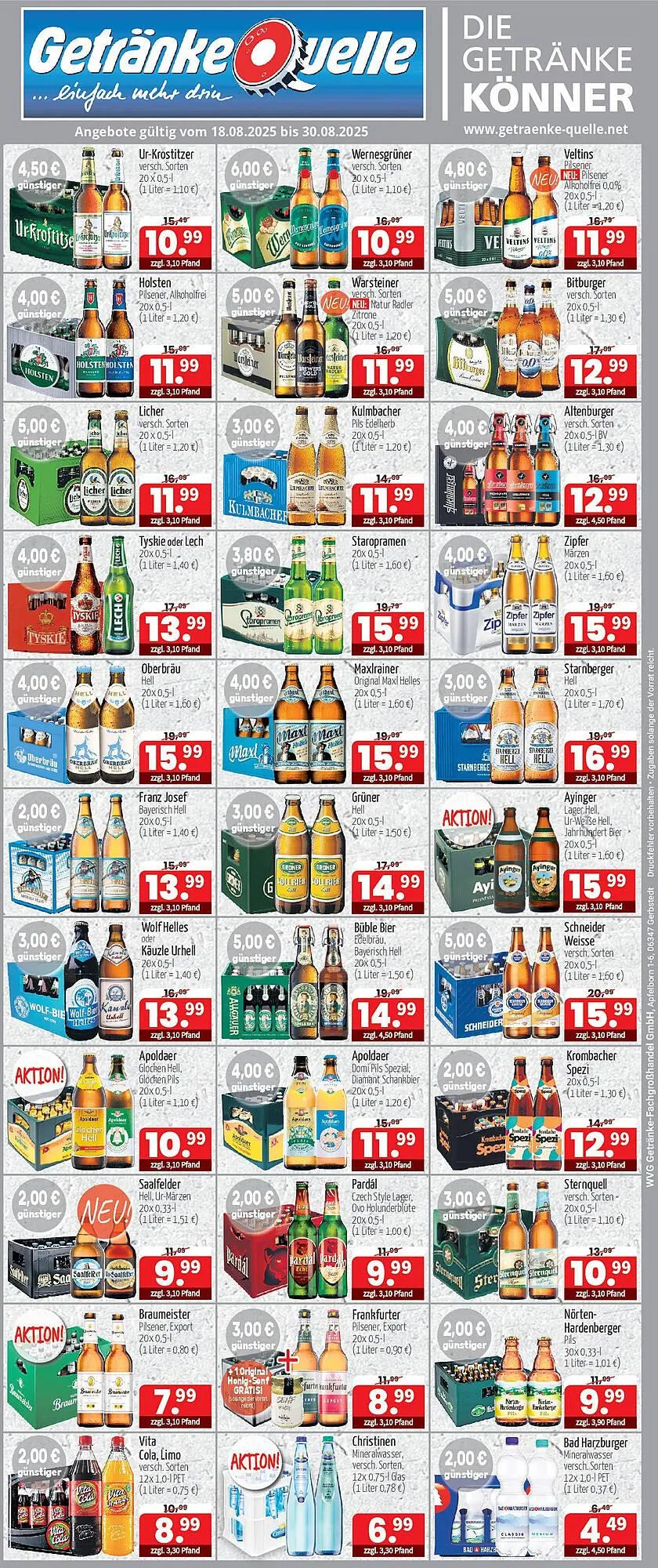 Getränke Quelle Prospekt - 1