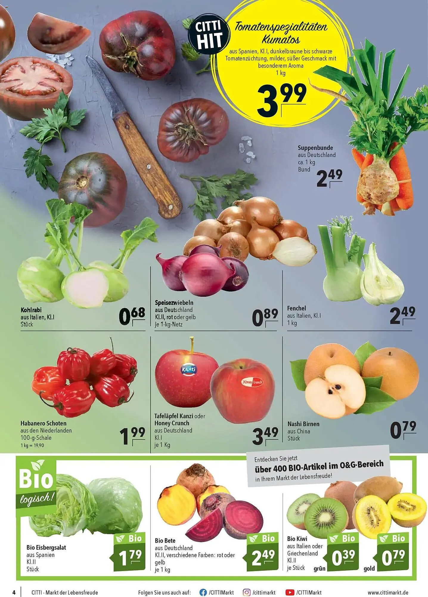 CITTI Markt Prospekt von 7. Januar bis 13. Januar 2026 - Prospekt seite 4