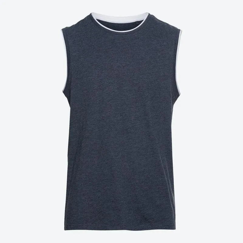 Herren-Muskelshirt mit Layer-Design