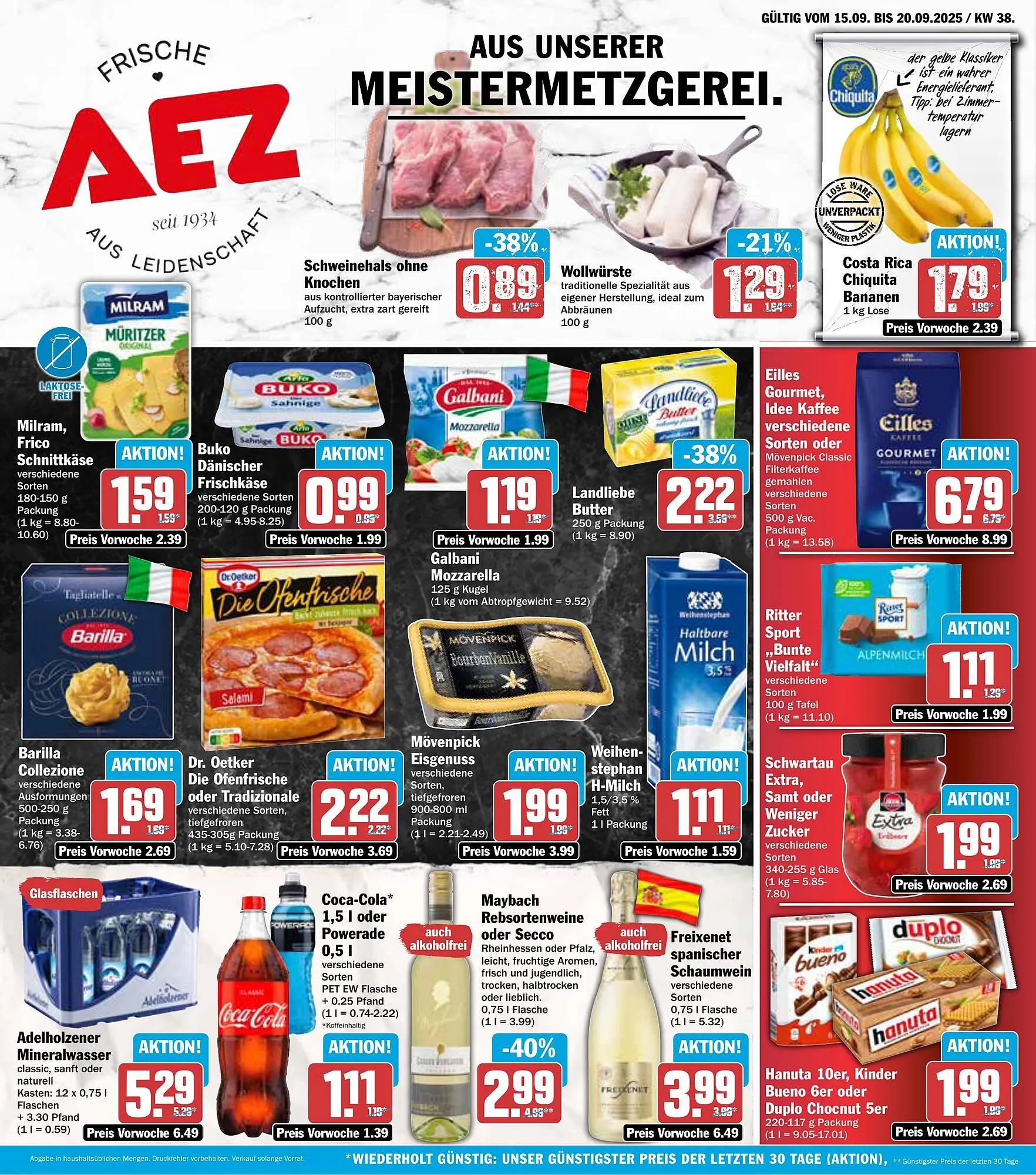 AEZ Prospekt von 15. September bis 20. September 2025 - Prospekt seite 1