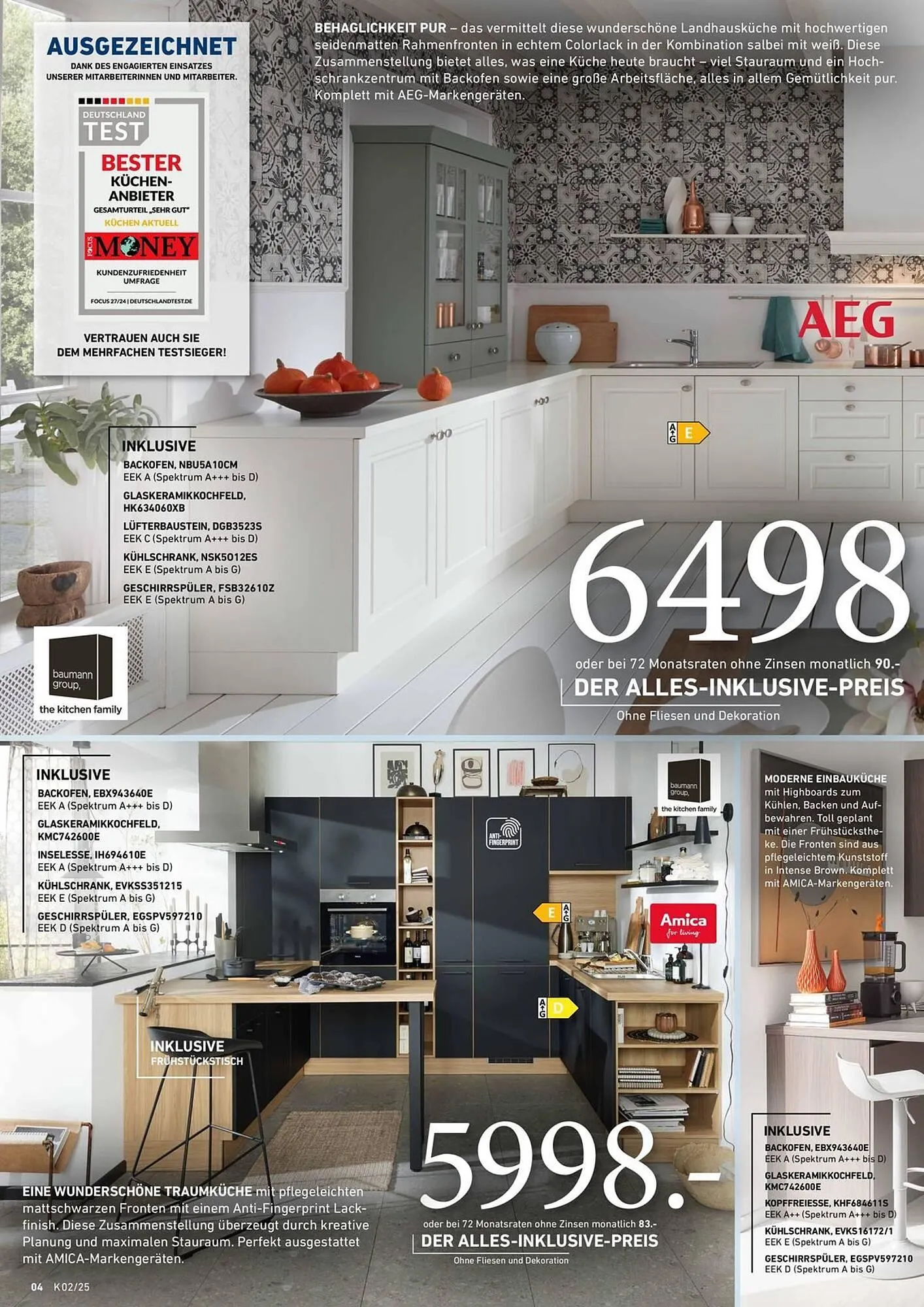 Küchen Aktuell Prospekt von 15. April bis 21. April 2025 - Prospekt seite 4