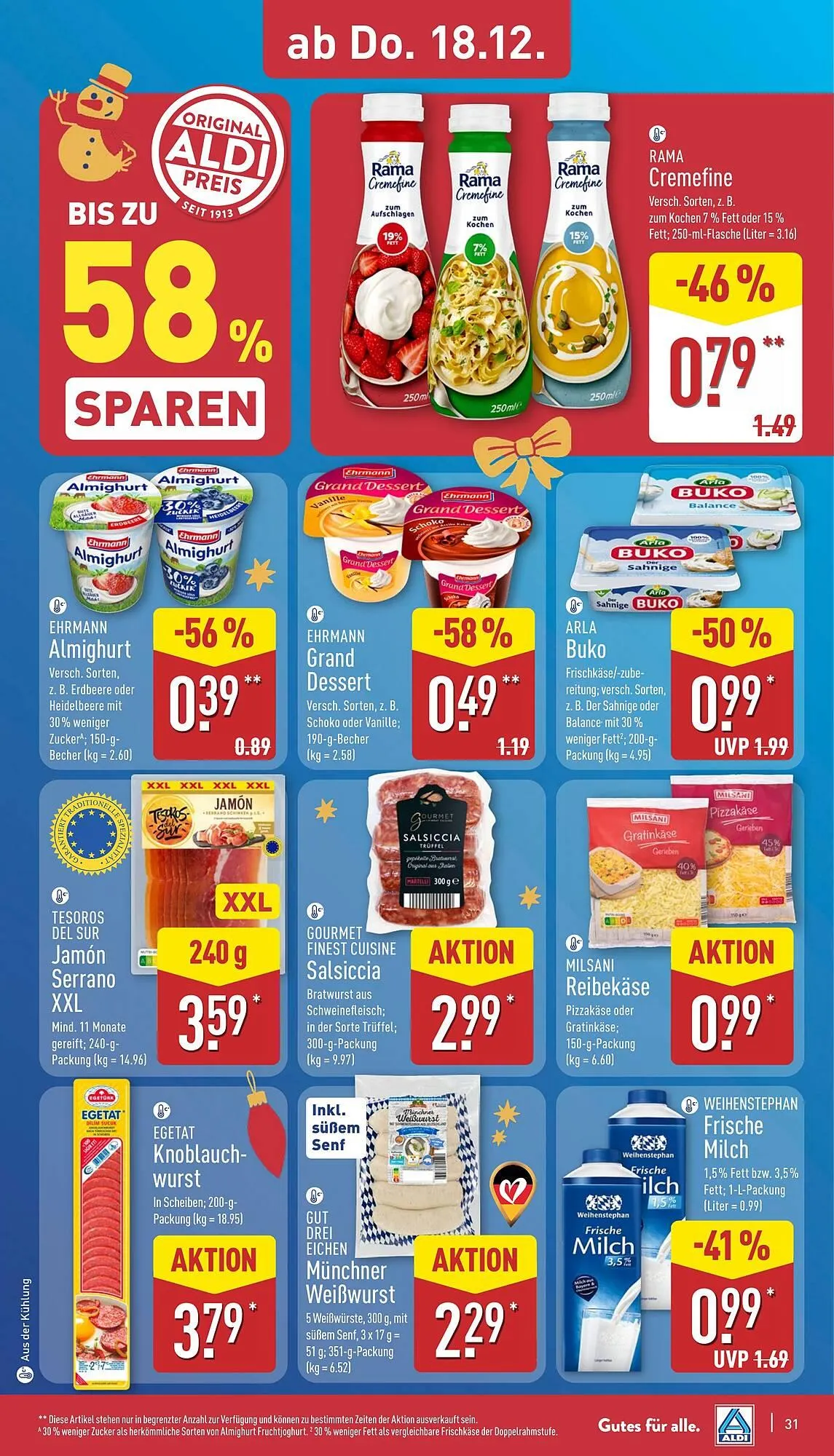 Aldi Nord Prospekt von 15. Dezember bis 20. Dezember 2025 - Prospekt seite 32