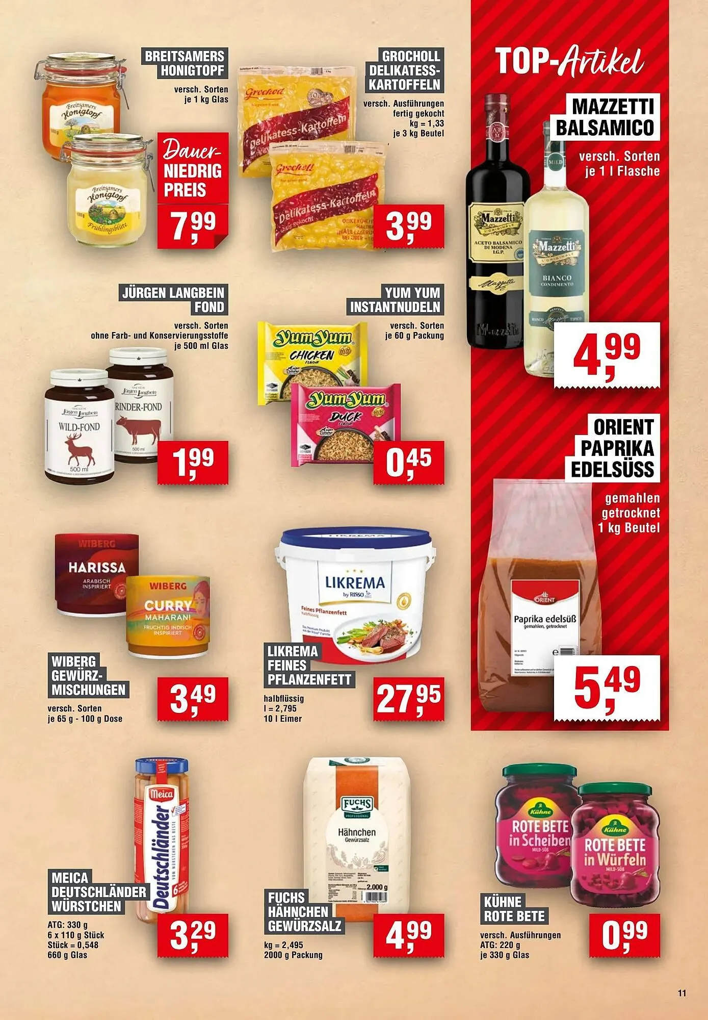 Handelshof Prospekt von 10. April bis 16. April 2025 - Prospekt seite 11