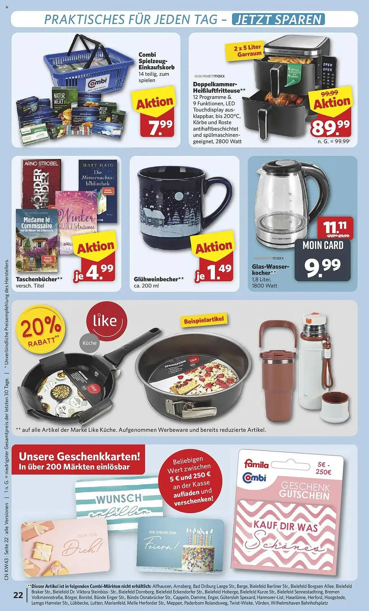 Combi Prospekt von 20. Oktober bis 25. Oktober 2025 - Prospekt seite 28