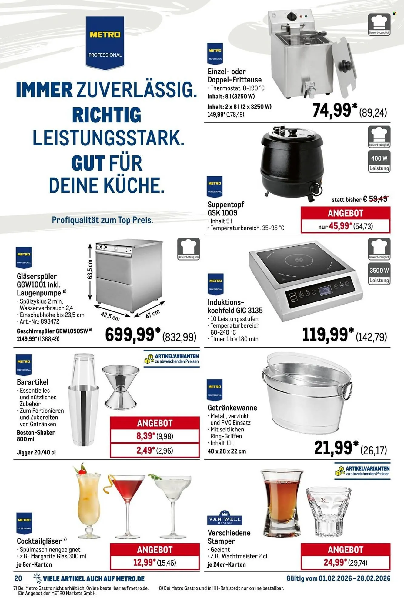 METRO Prospekt von 1. Februar bis 28. Februar 2026 - Prospekt seite 20