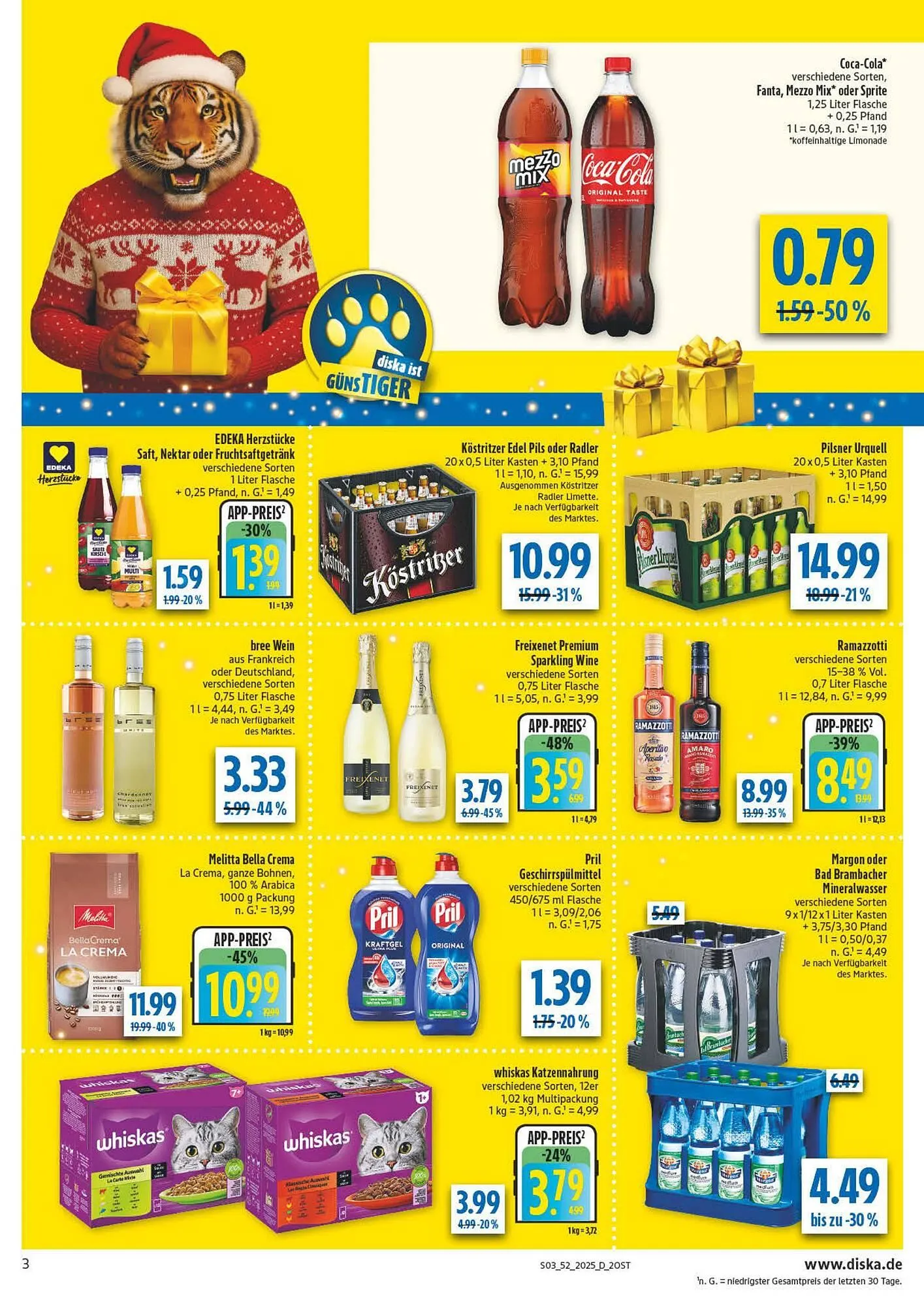 Diska Prospekt von 22. Dezember bis 27. Dezember 2025 - Prospekt seite 3