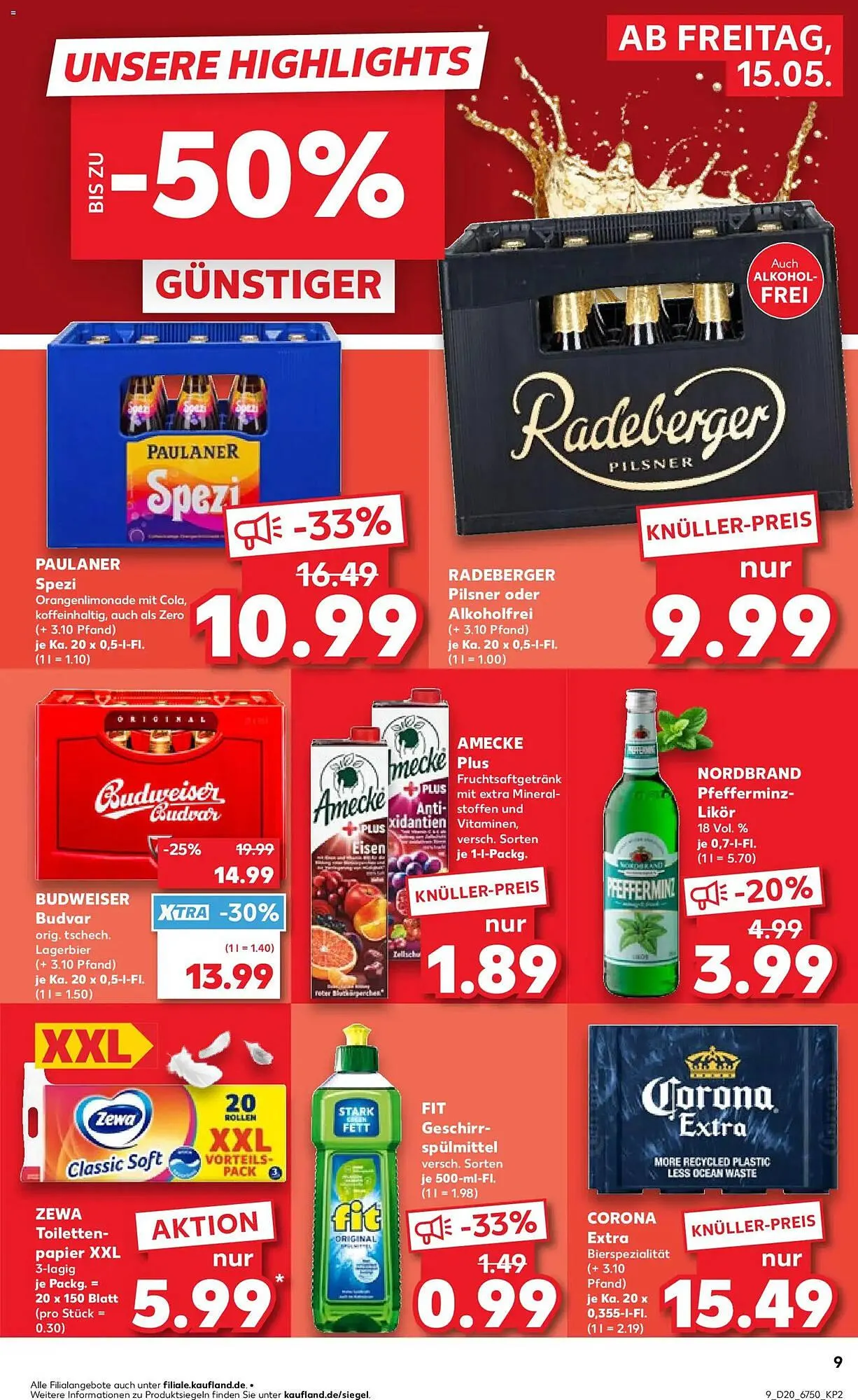 Kaufland Prospekt von 15. Mai bis 20. Mai 2026 - Prospekt seite 9