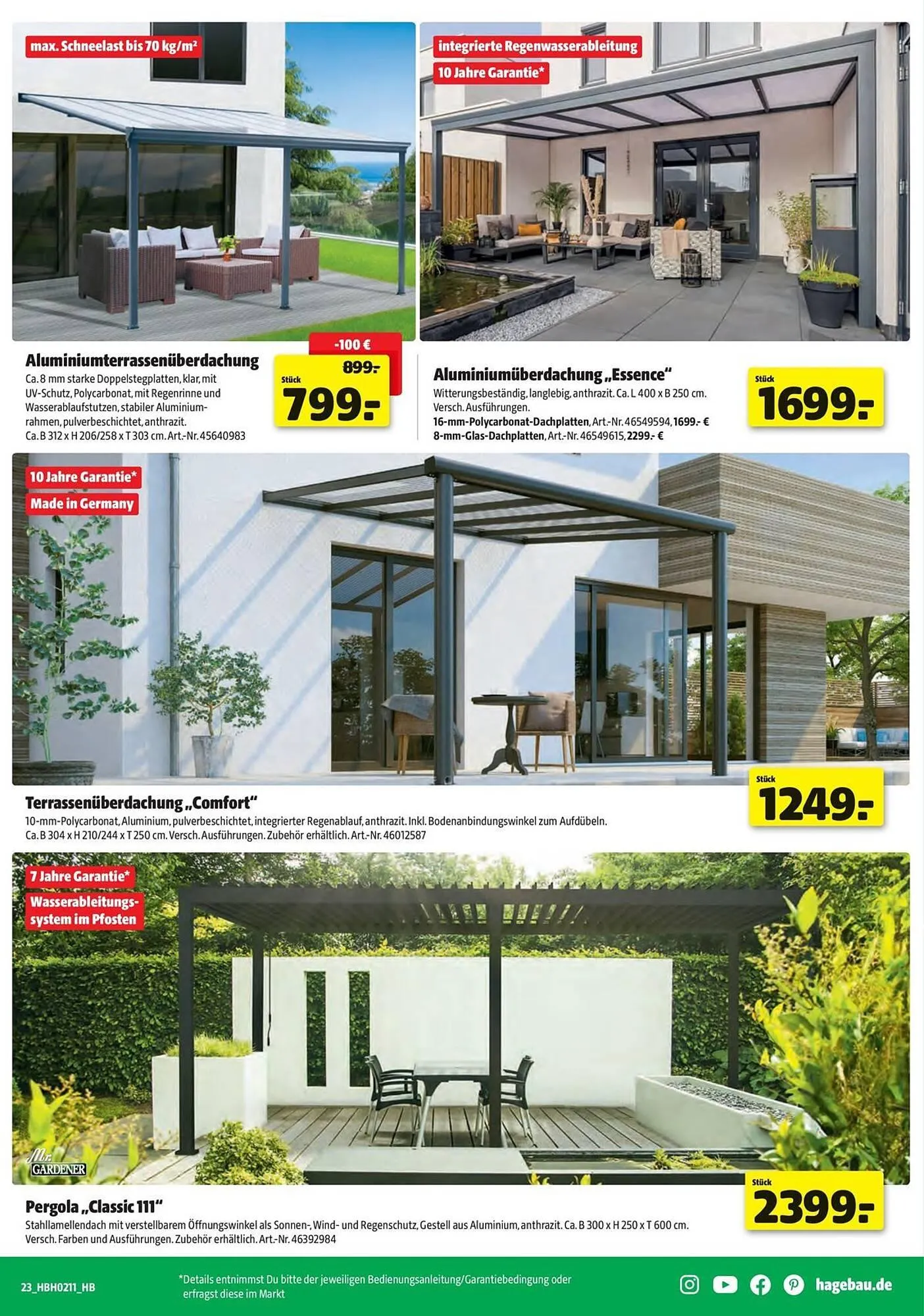 Hagebau Prospekt von 12. März bis 11. April 2026 - Prospekt seite 23