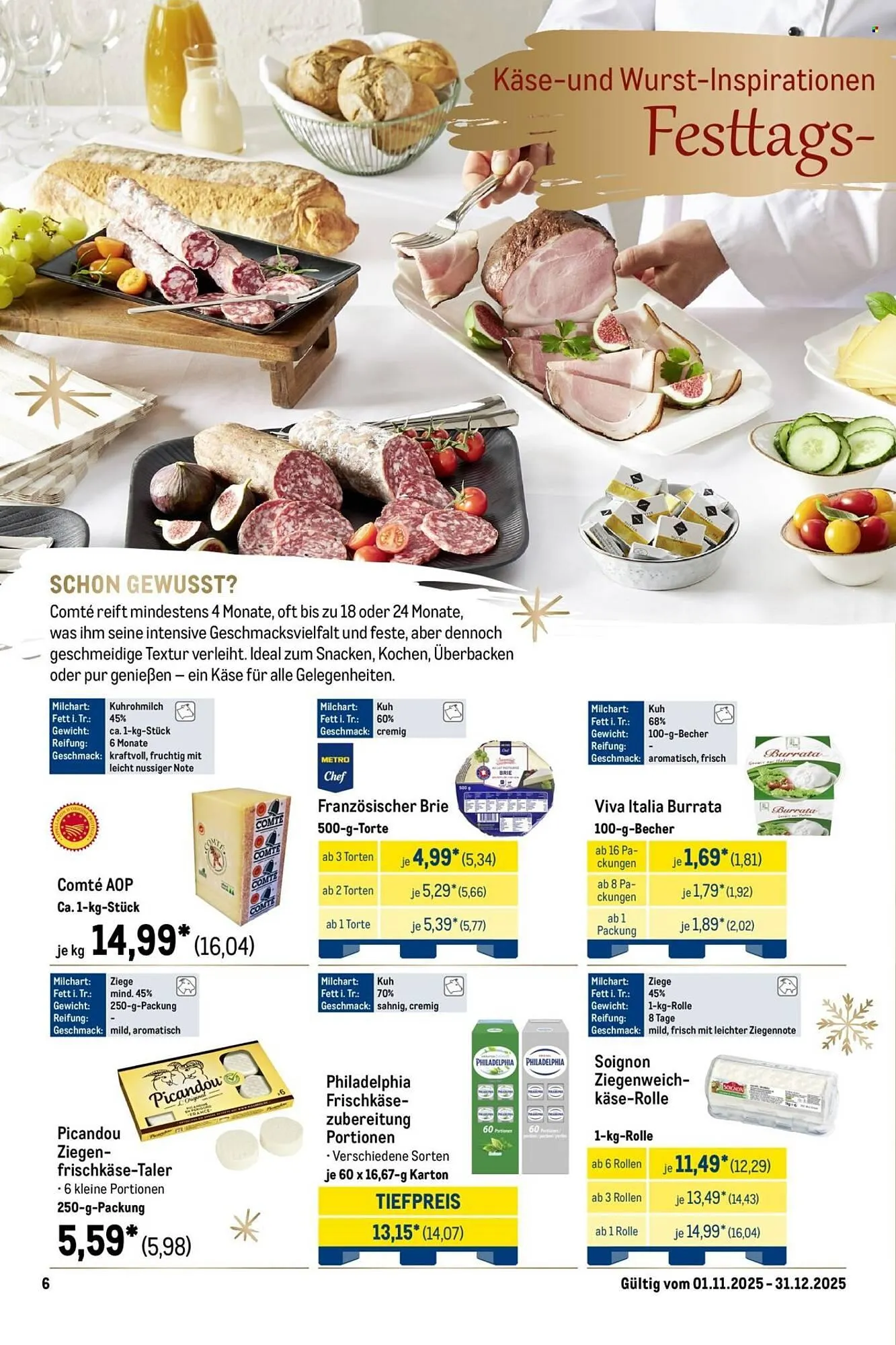 METRO Prospekt von 1. November bis 31. Dezember 2025 - Prospekt seite 6