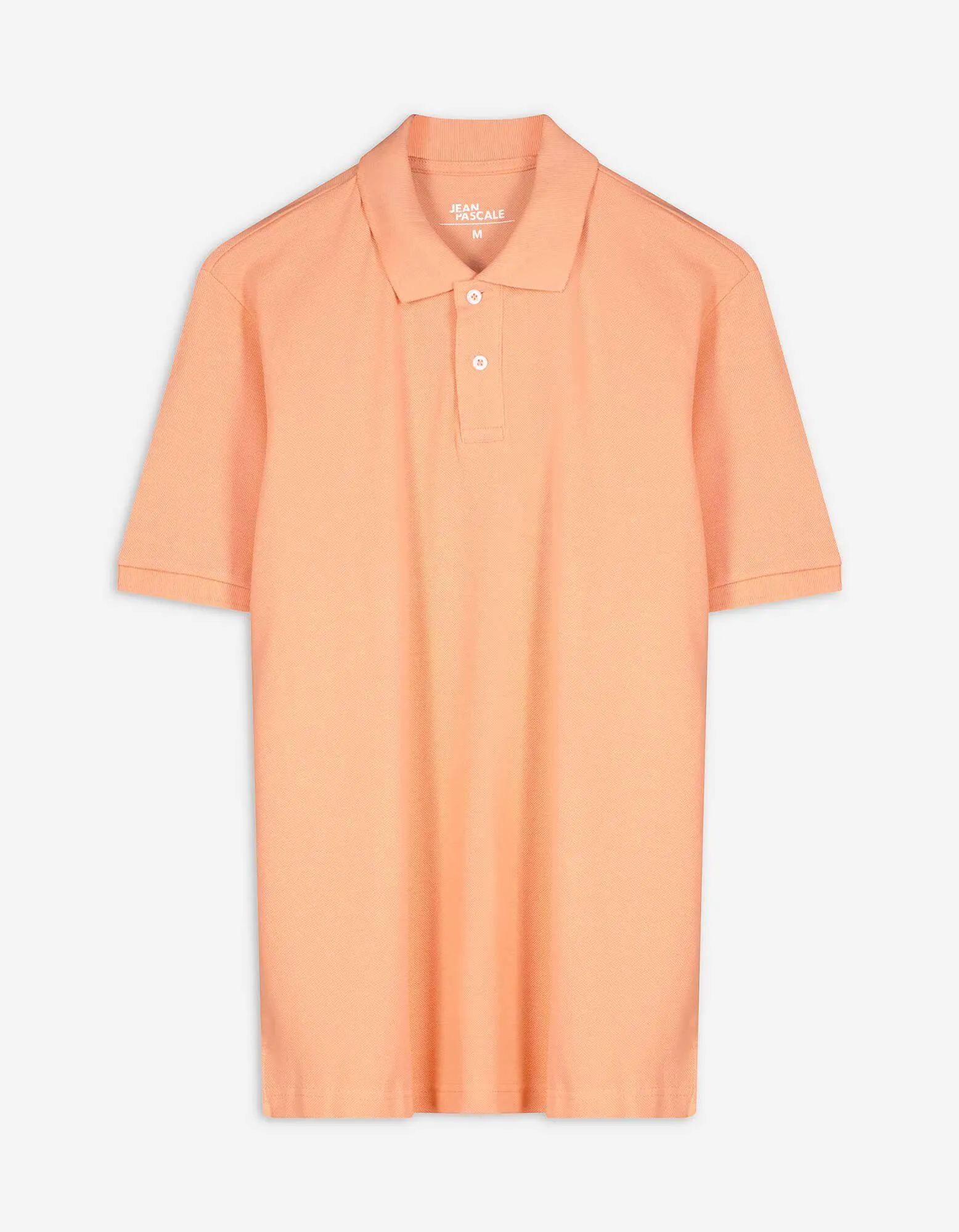 Poloshirt - Knopfverschluss - orange
