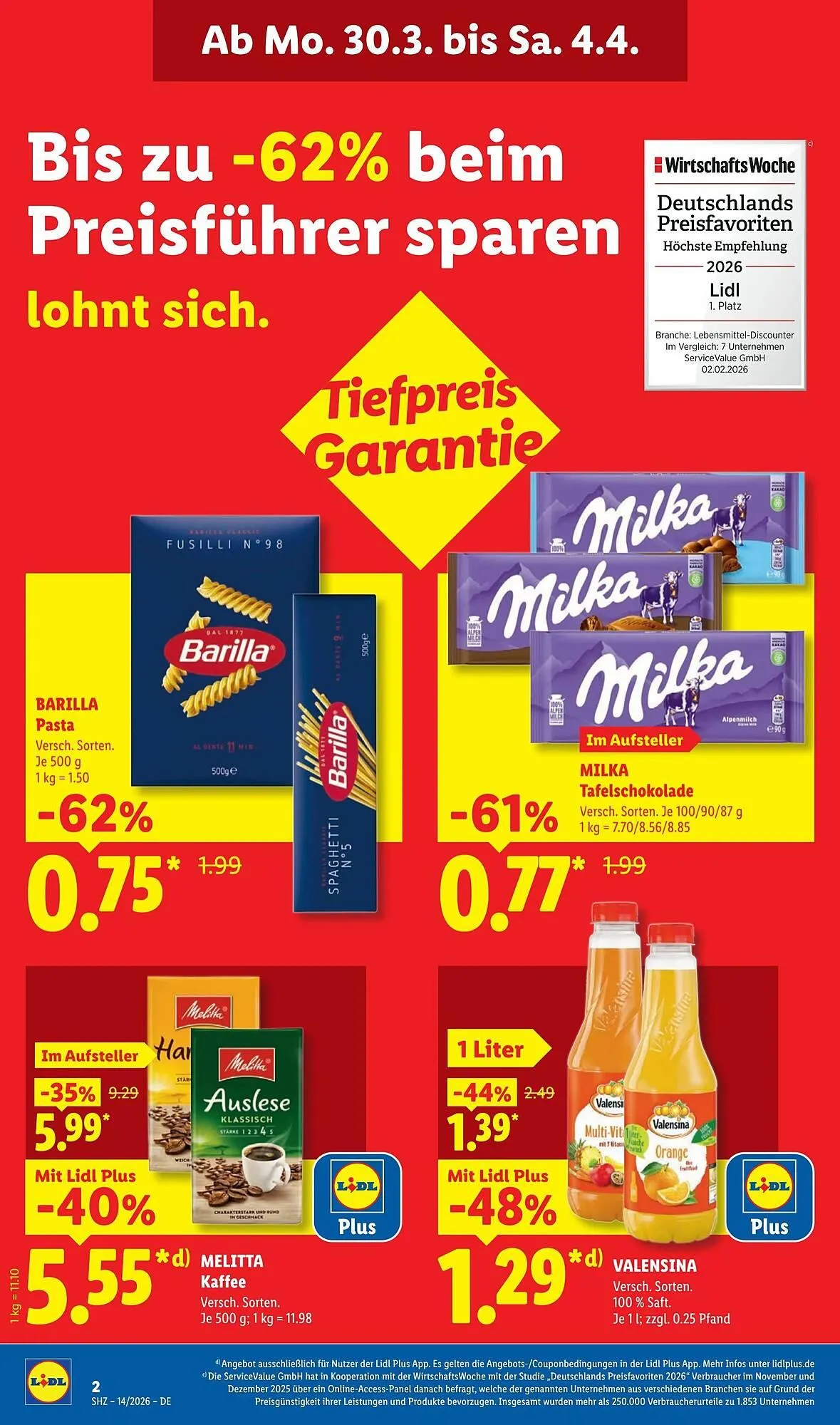 Lidl Prospekt von 30. März bis 5. April 2026 - Prospekt seite 2
