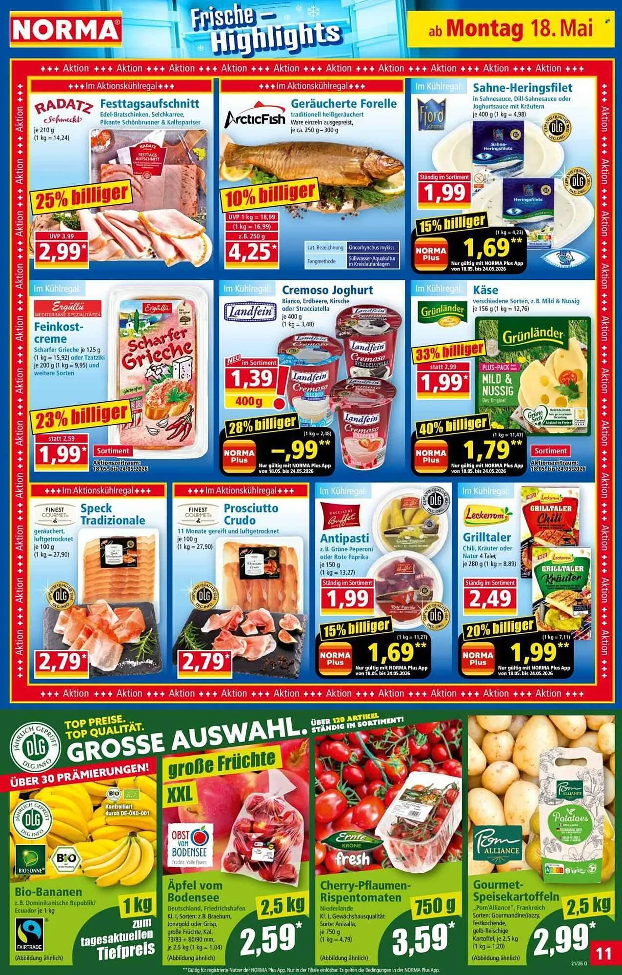 Norma Prospekt von 18. Mai bis 24. Mai 2026 - Prospekt seite 11