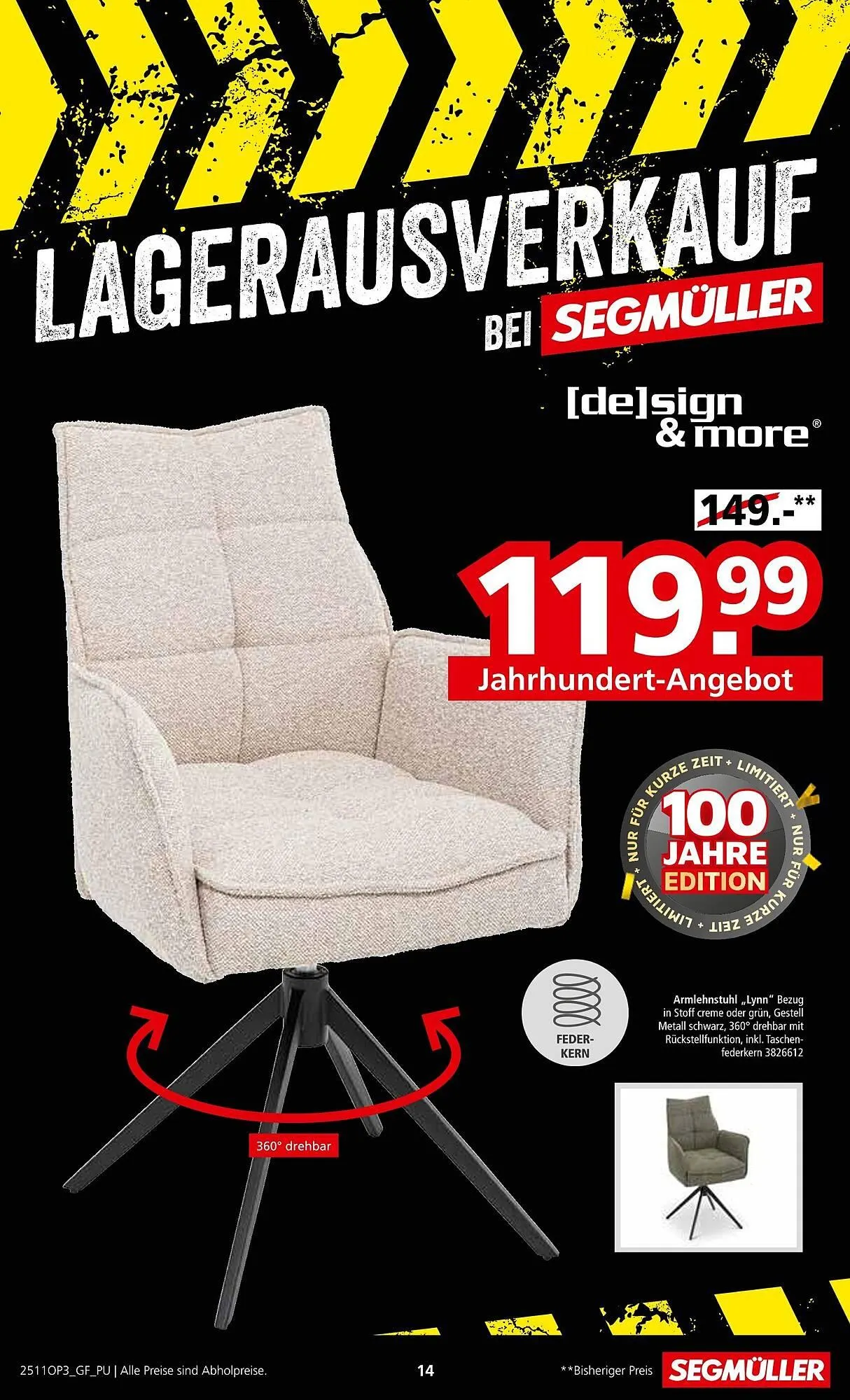 Segmüller Prospekt von 22. November bis 14. Dezember 2025 - Prospekt seite 14