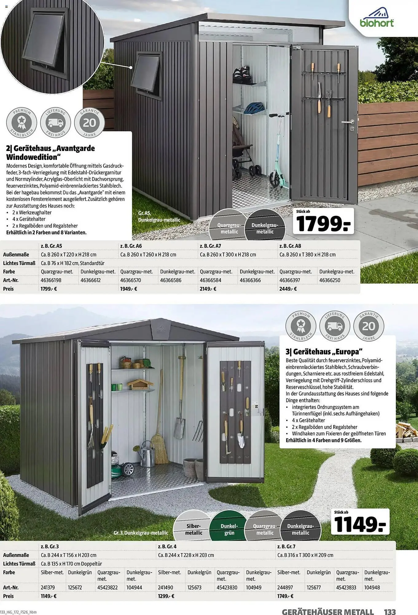 Hagebau Prospekt von 2. März bis 31. Dezember 2026 - Prospekt seite 133