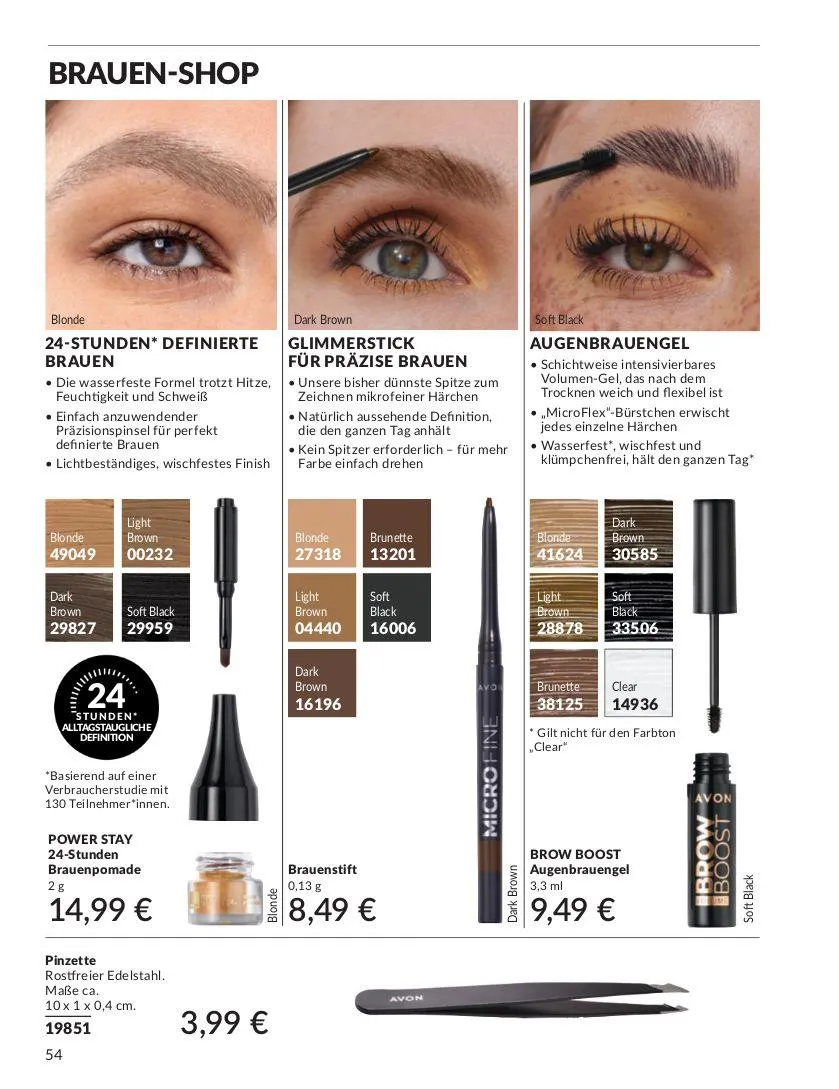 Avon Aktueller Prospekt von 9. Juli bis 23. Juli 2025 - Prospekt seite 54